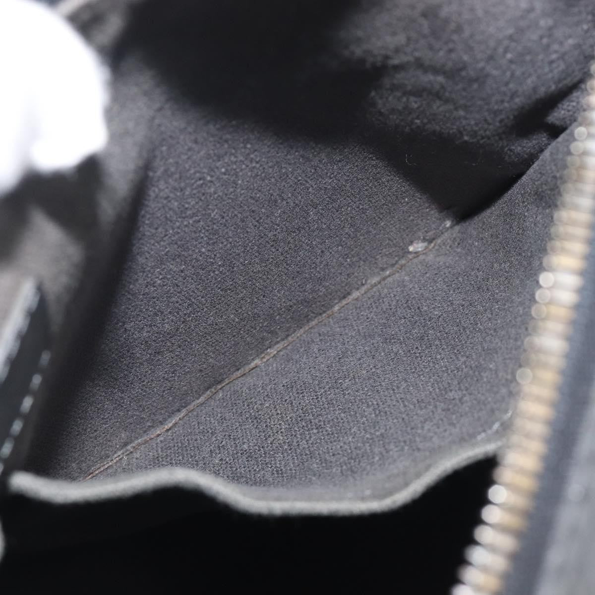 Louis Vuitton Shawnee Pochette Utah Leather, Gray, Leather, Clutch