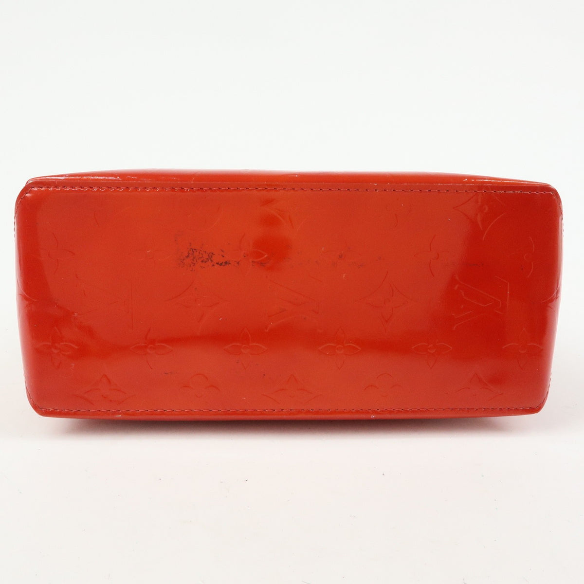 Louis Vuitton Reade Monogram Vernis, Red, Patent Leather, Handbag