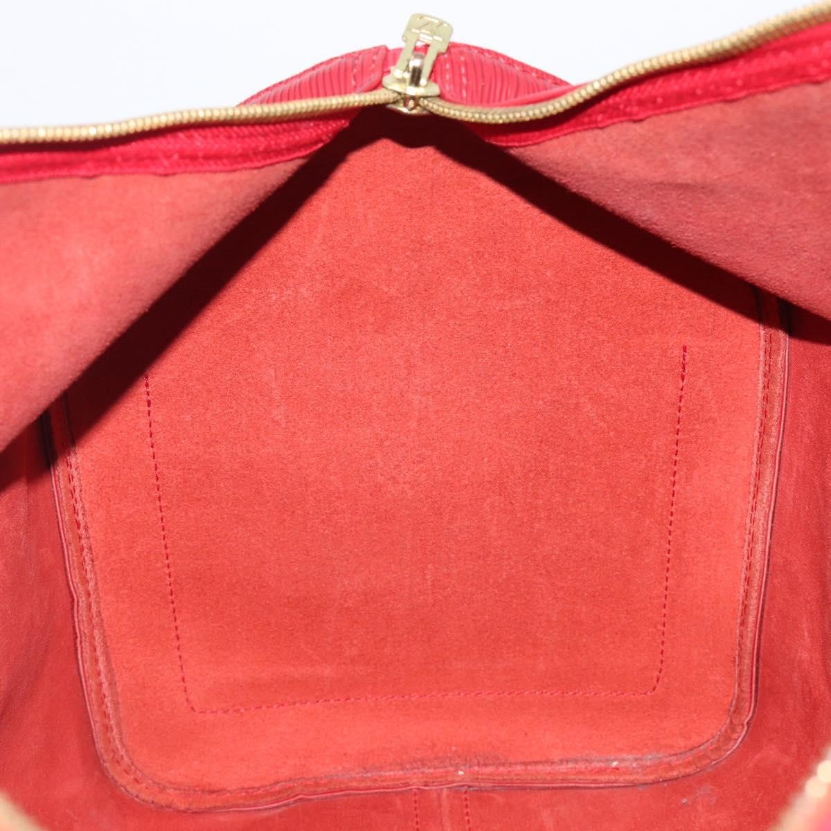 Louis Vuitton Keepall Epi Leather, Red, Leather, Travel Bag
