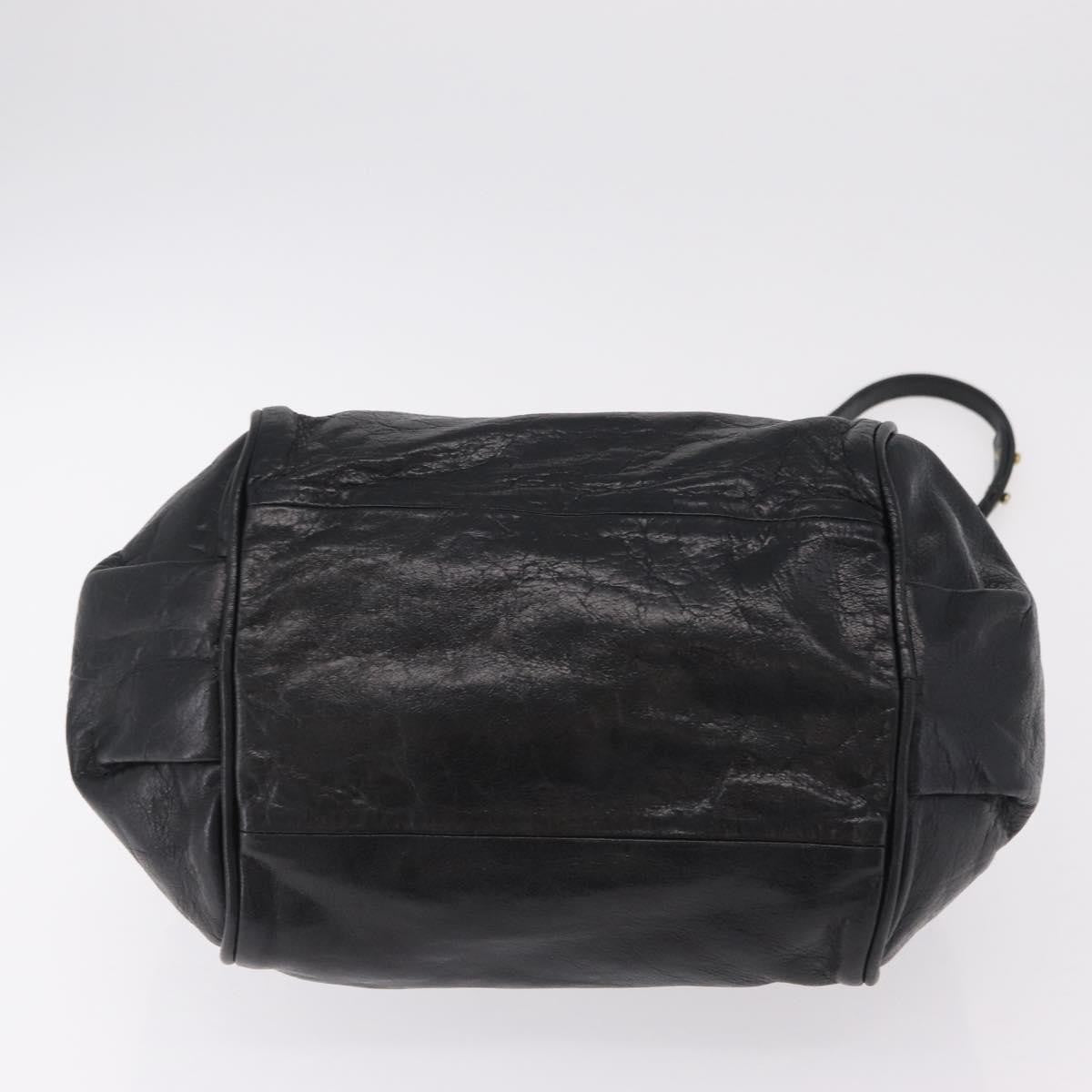 Chloe Ethel Leather, Black, Leather, Handbag