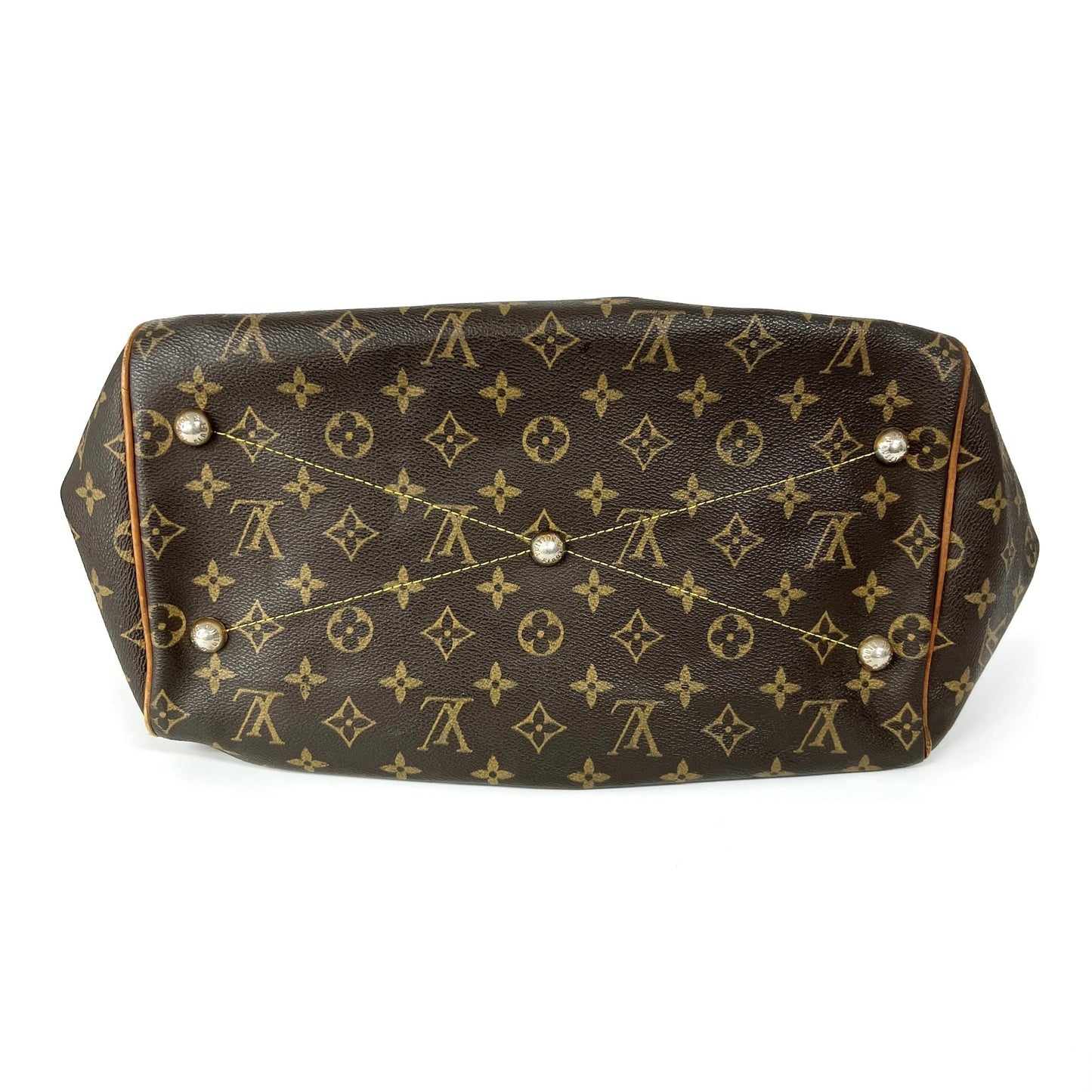 Louis Vuitton Tivoli Handbag Monogram Canvas, Brown, Canvas, Handbag