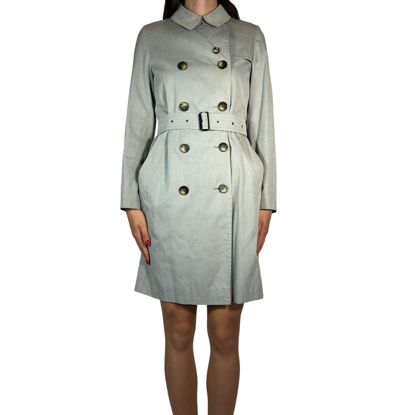 Burberry Double Breasted Trench Coat