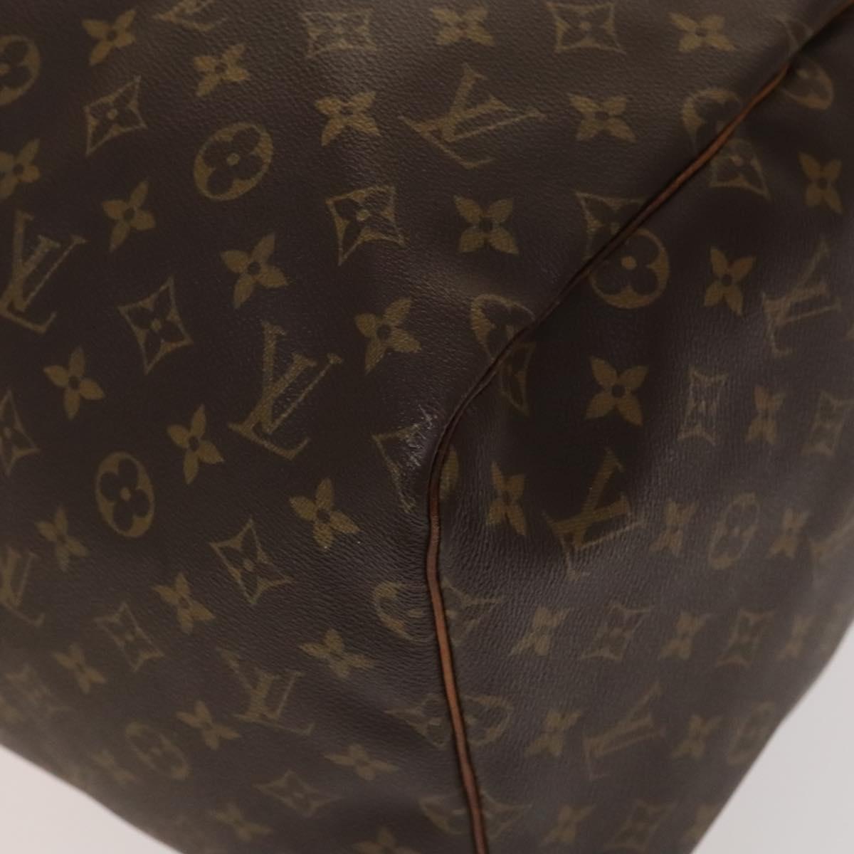Louis Vuitton Keepall 55, Brown, Canvas, travel