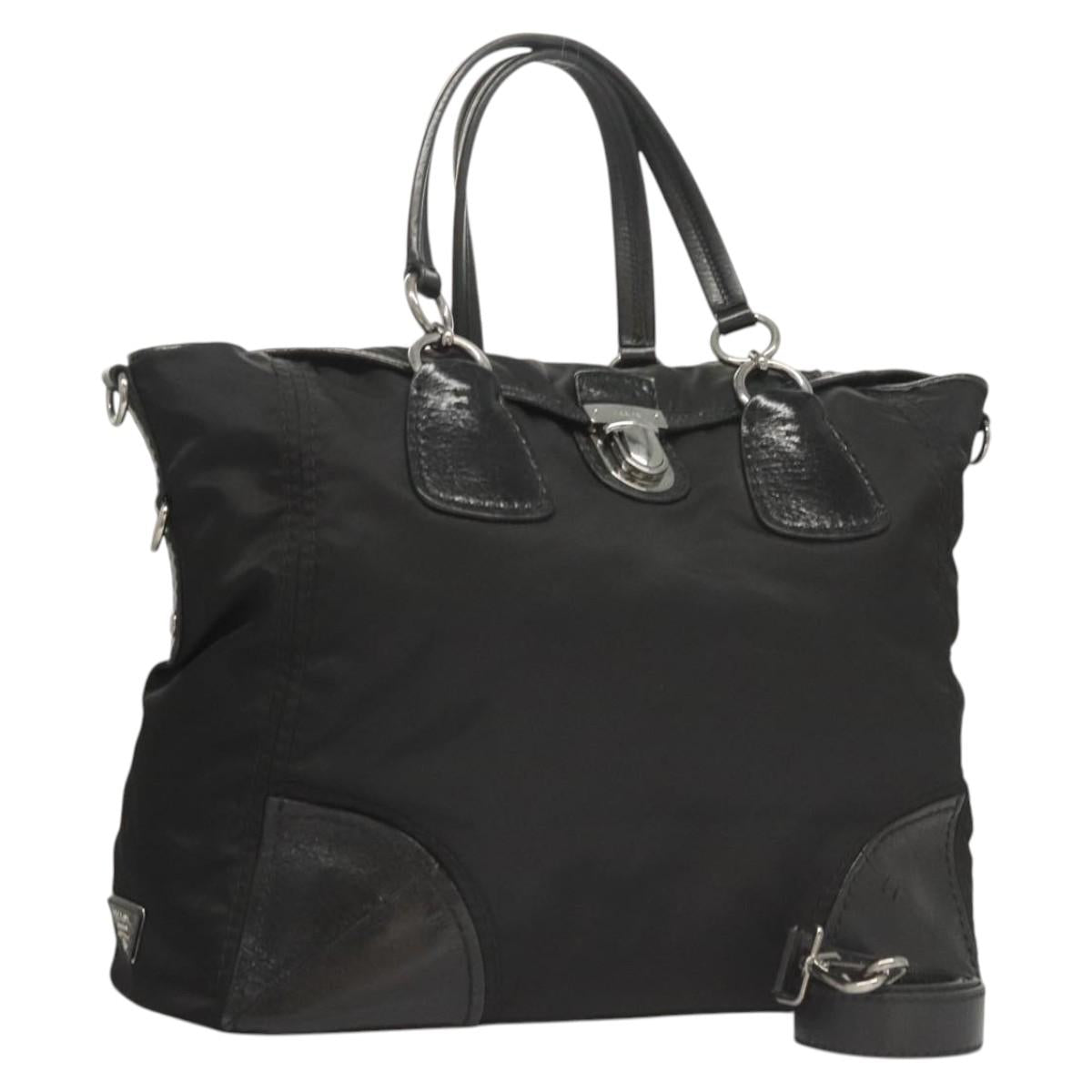 Prada Tessuto, Black, NYLON, tote