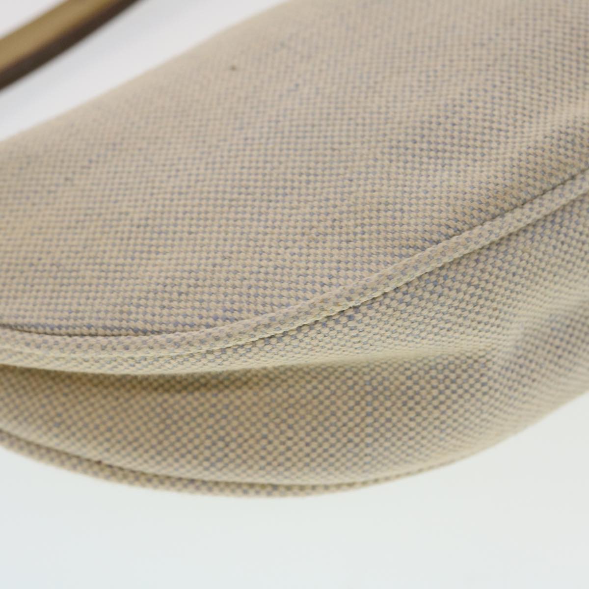 Prada, Beige, Canvas, clutch