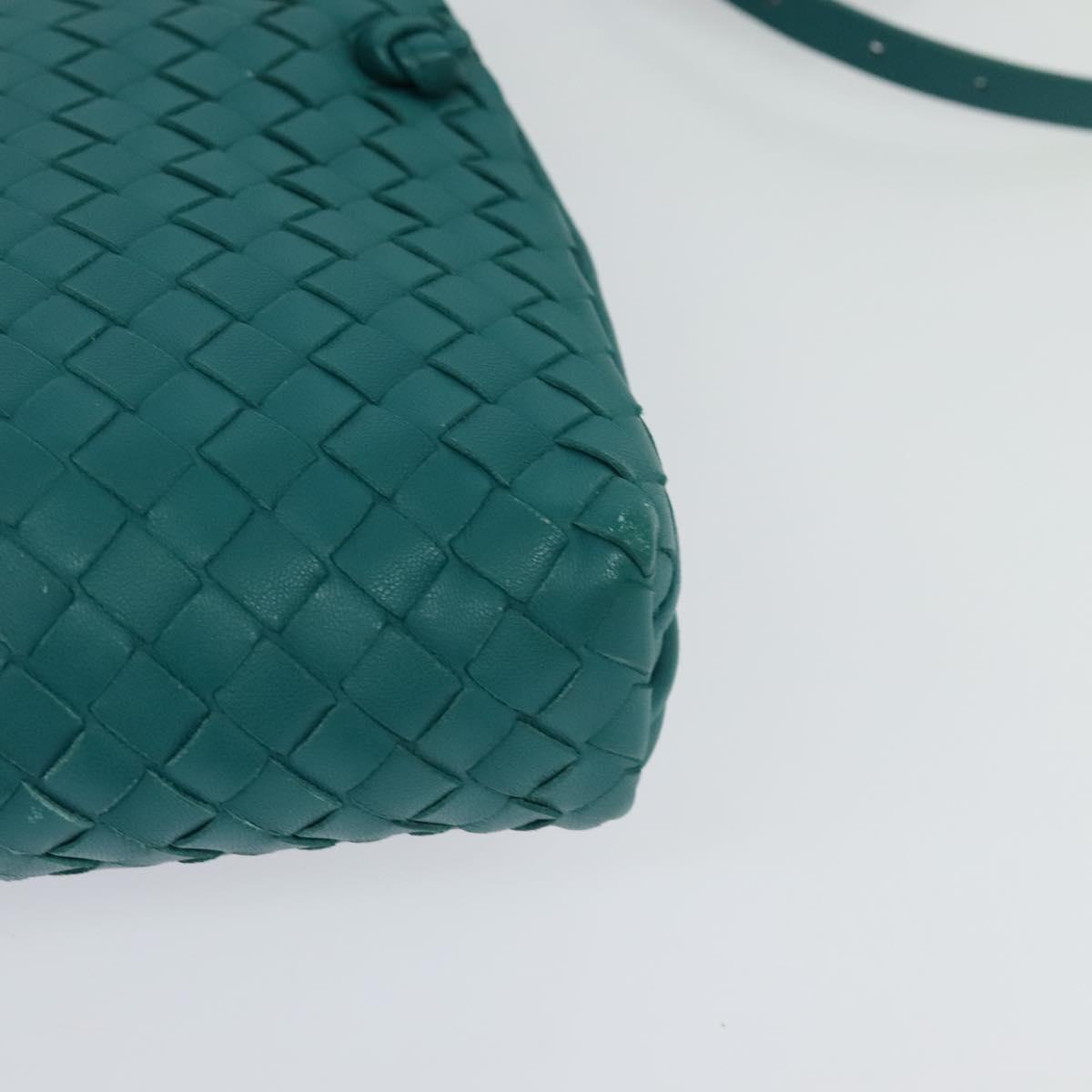Bottega Veneta Intrecciato, Green, Leather, shoulder