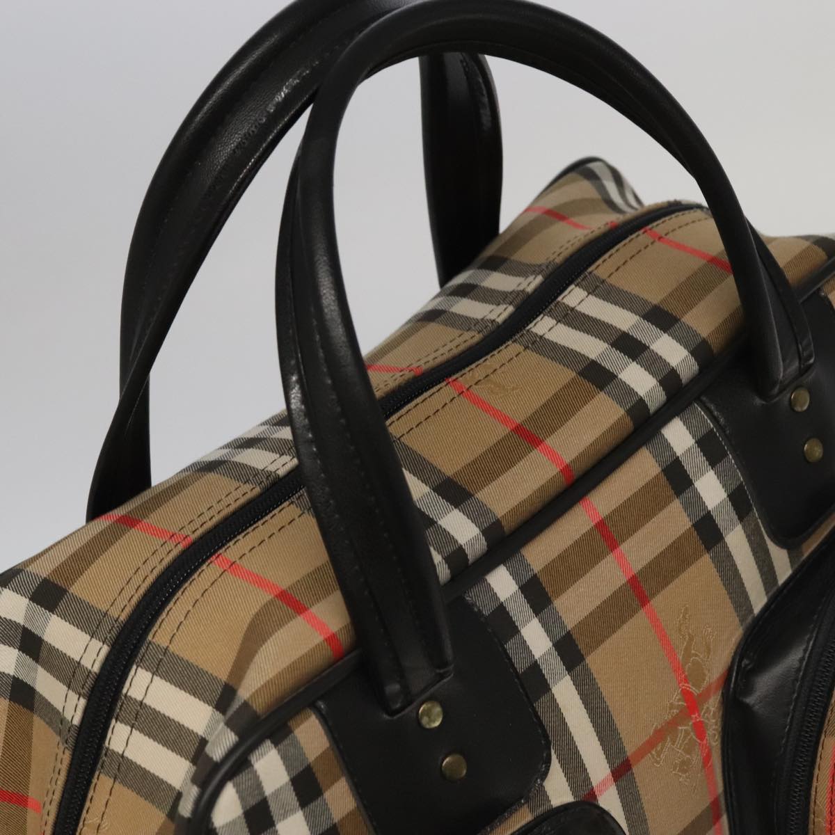 Burberry Nova Check, Beige, Canvas, handbag