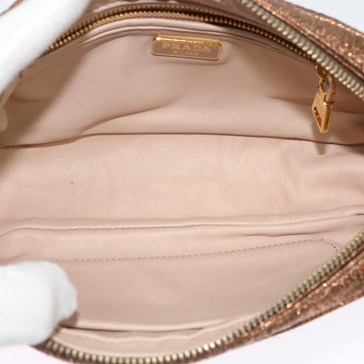 Prada, Brown, Canvas, shoulder