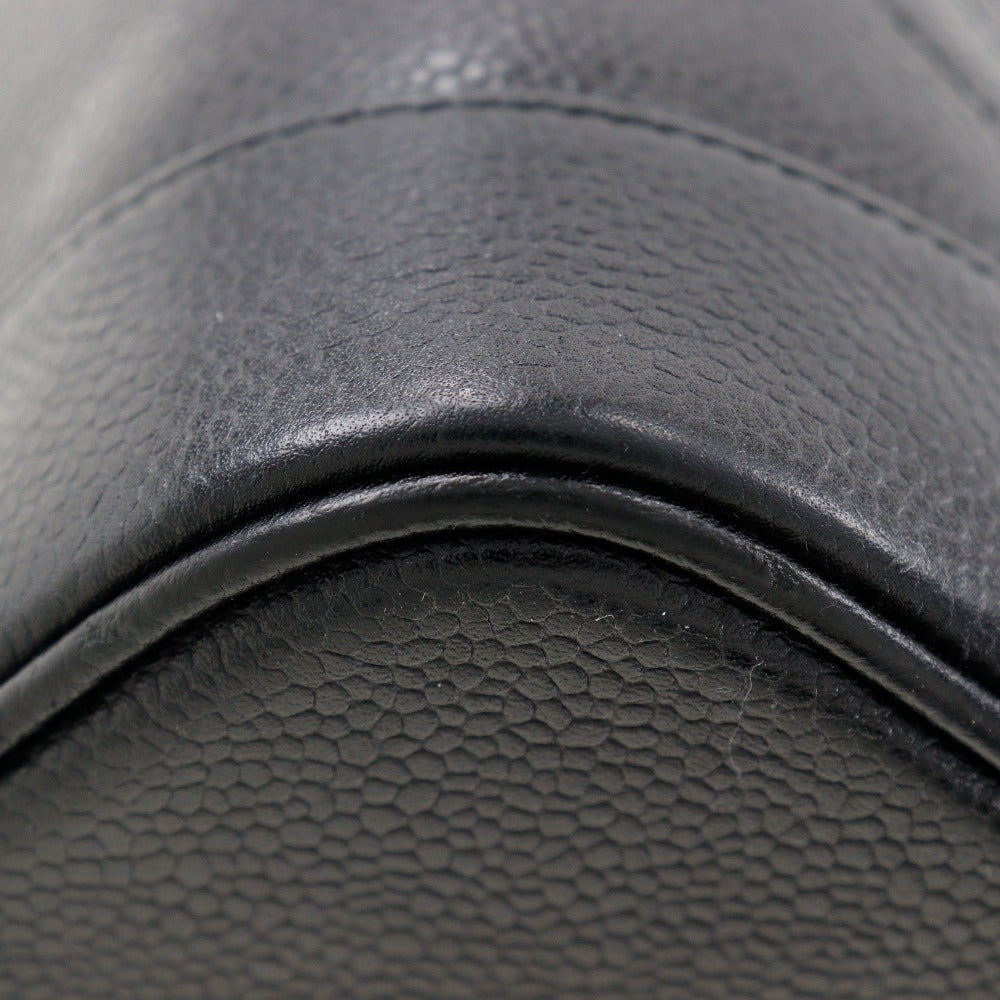 Chanel Vanity, Black, Leather, handbag