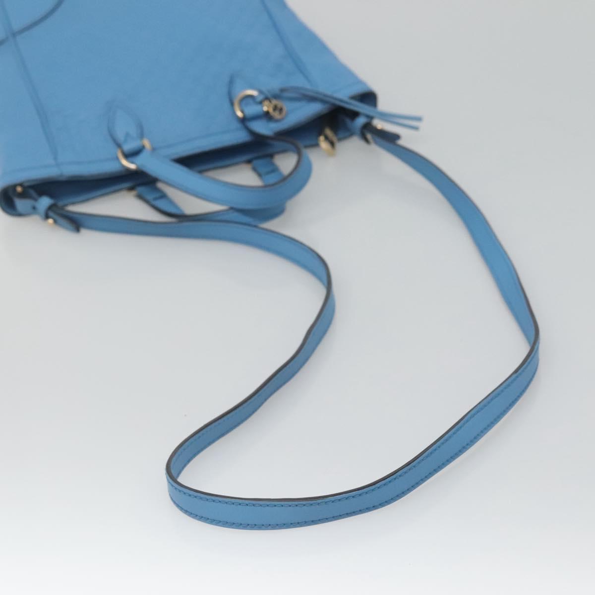 Gucci Micro guccissima, Blue, Leather, handbag