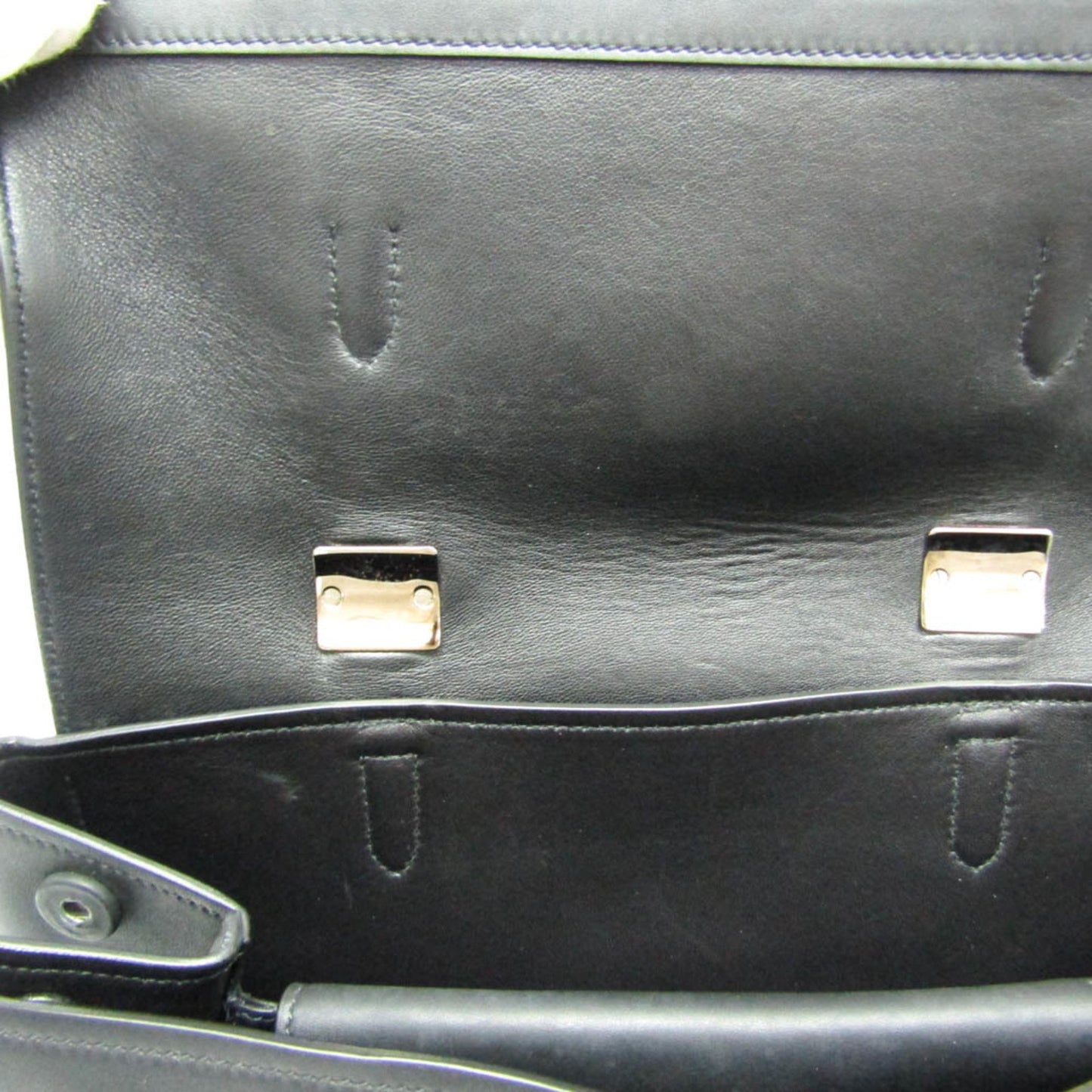 Prada Vitello, Black, Leather, handbag