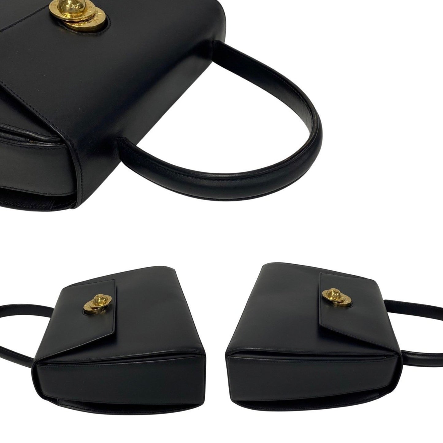 Céline Star Ball, Black, Leather, handbag