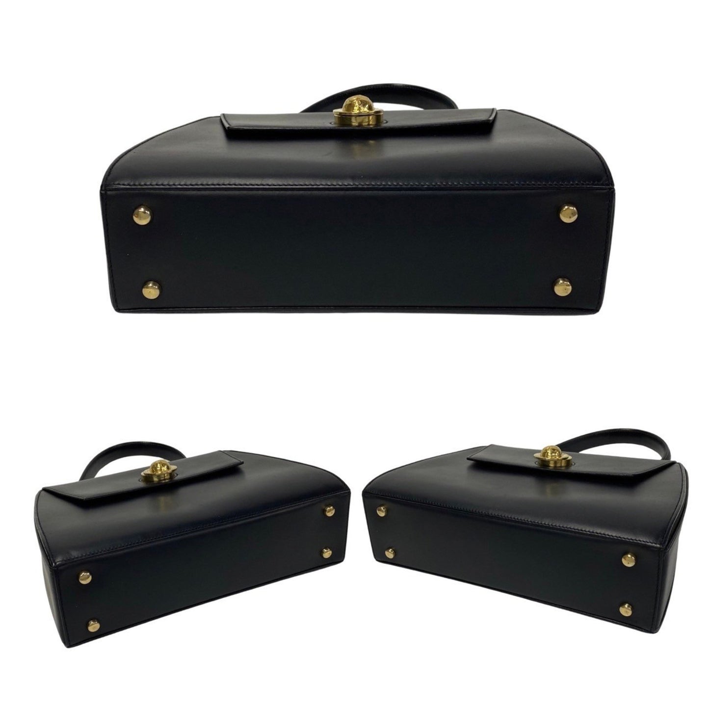 Céline Star Ball, Black, Leather, handbag