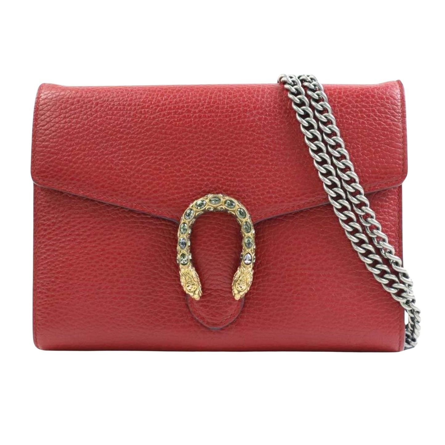 Gucci Dionysus, Red, Leather, wallet