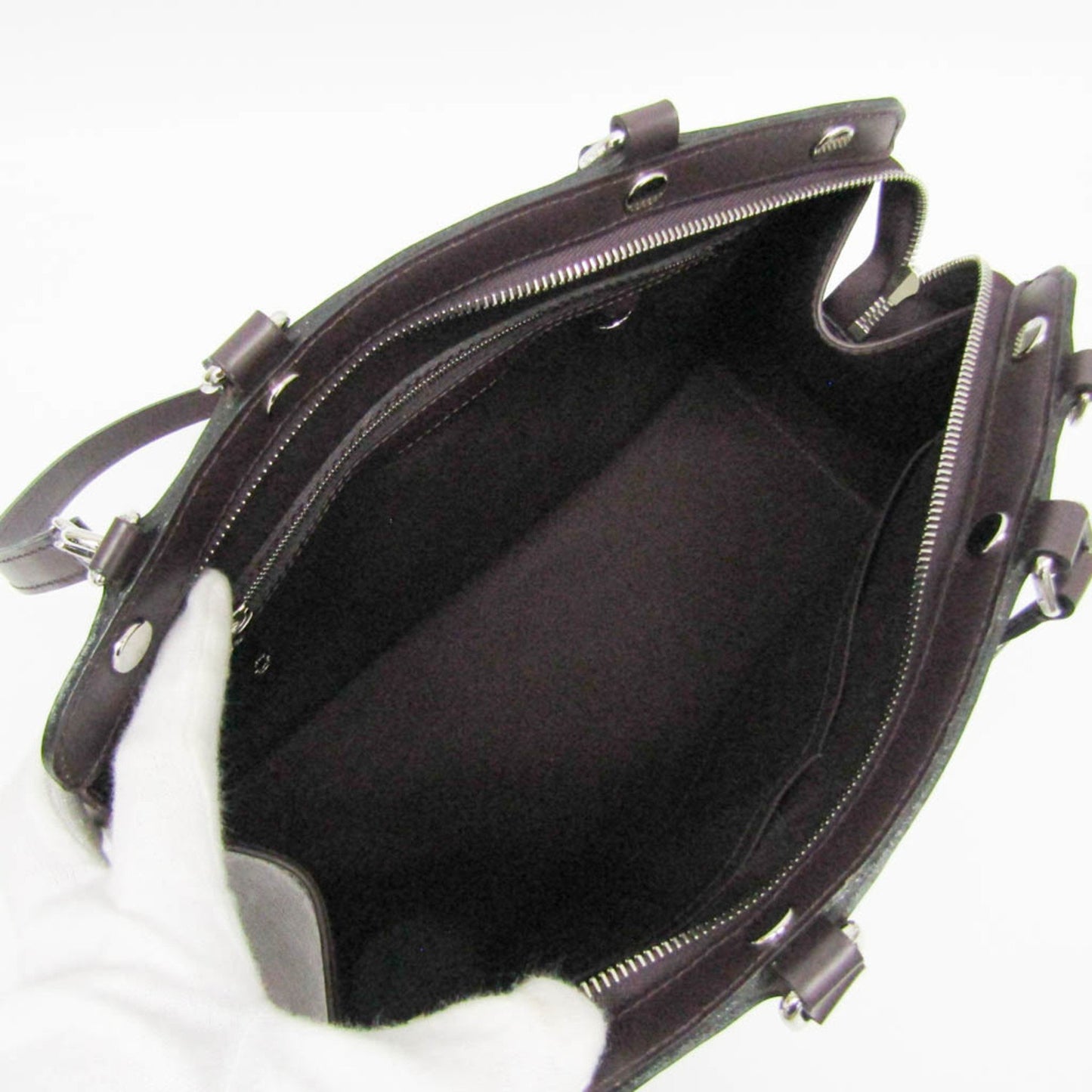 Louis Vuitton Brea, Burgundy, Leather, handbag