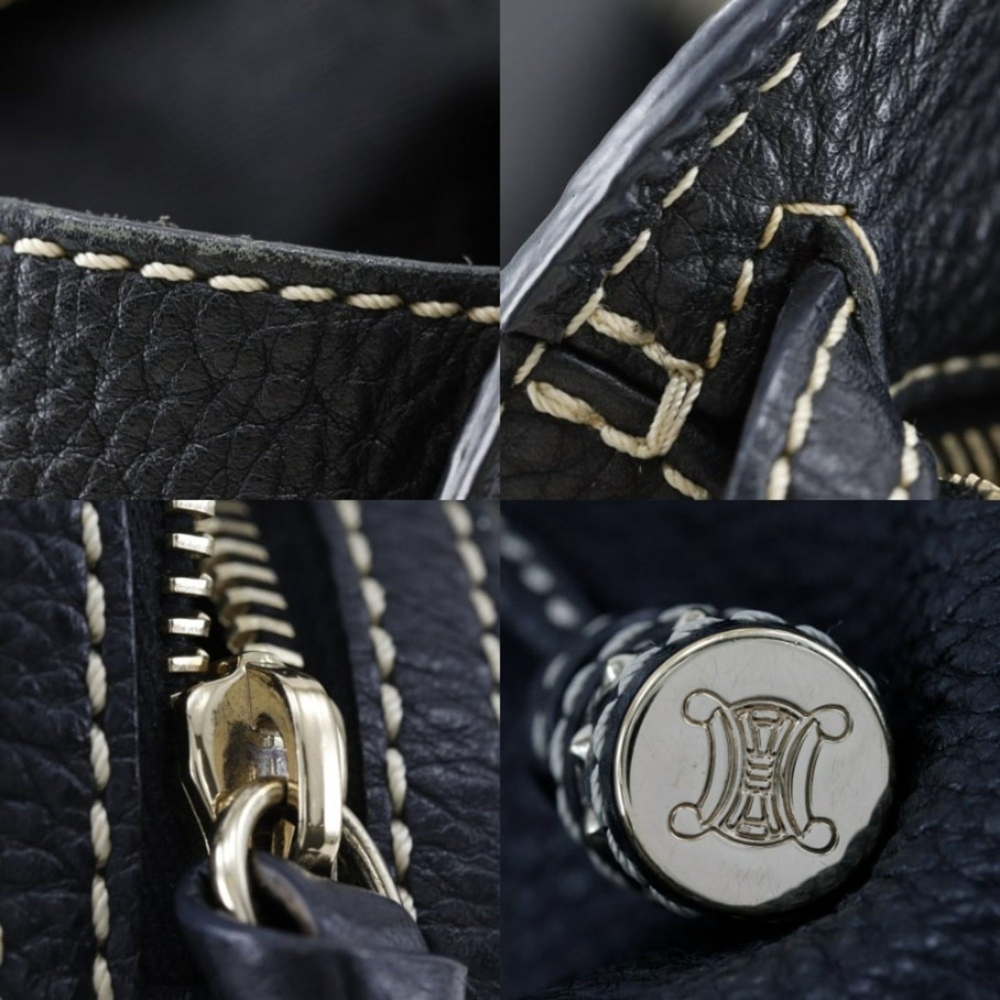 Céline Bittersweet, Black, Leather, tote