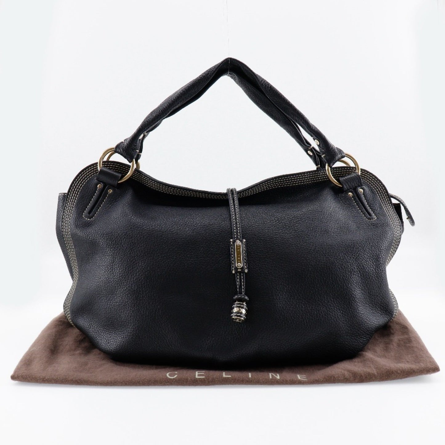 Céline Bittersweet, Black, Leather, tote