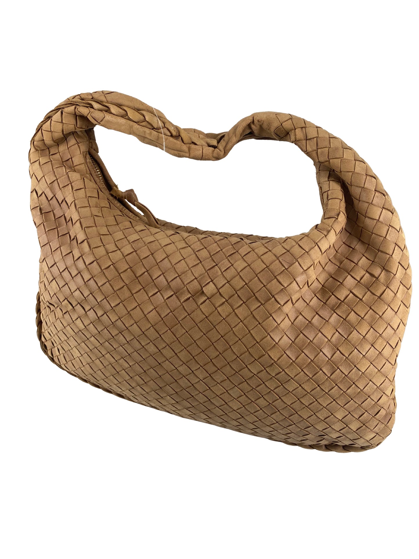 Bottega Veneta Intrecciato, Beige, Leather, handbag