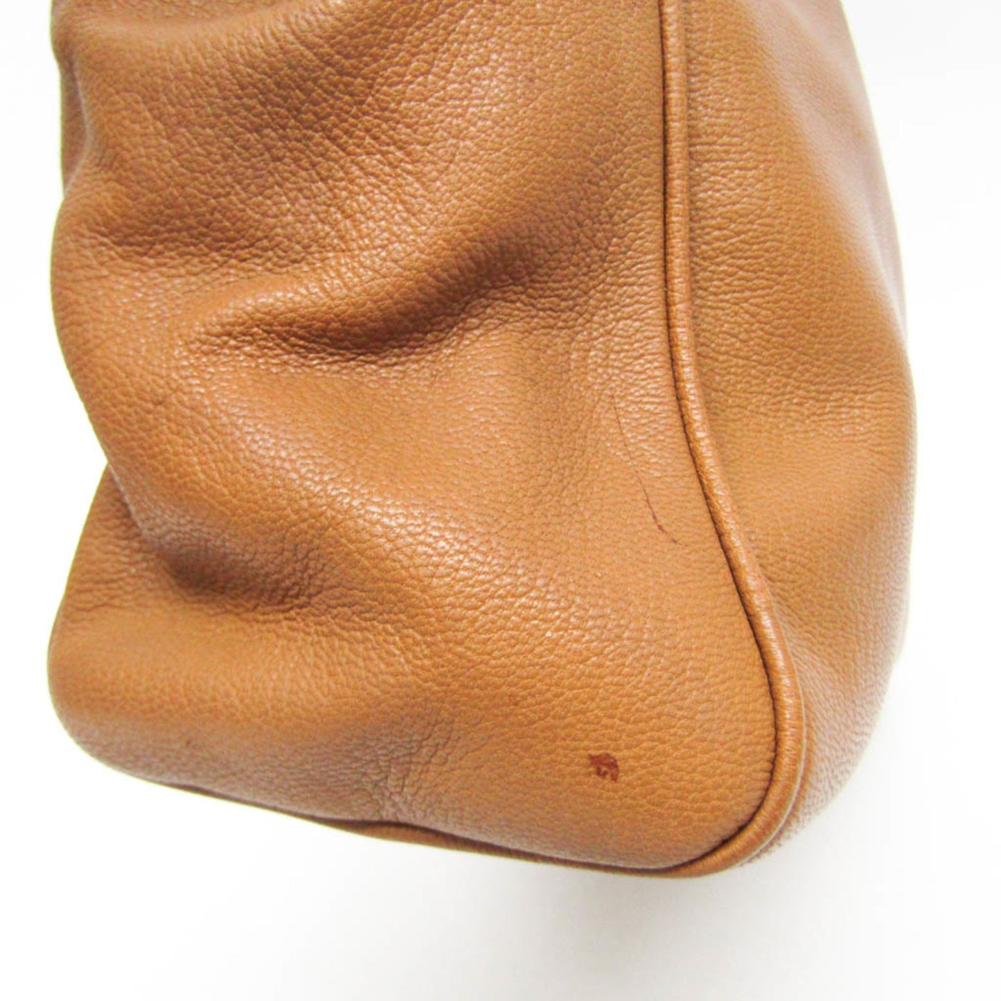 Prada Saffiano, Brown, Leather, shoulder