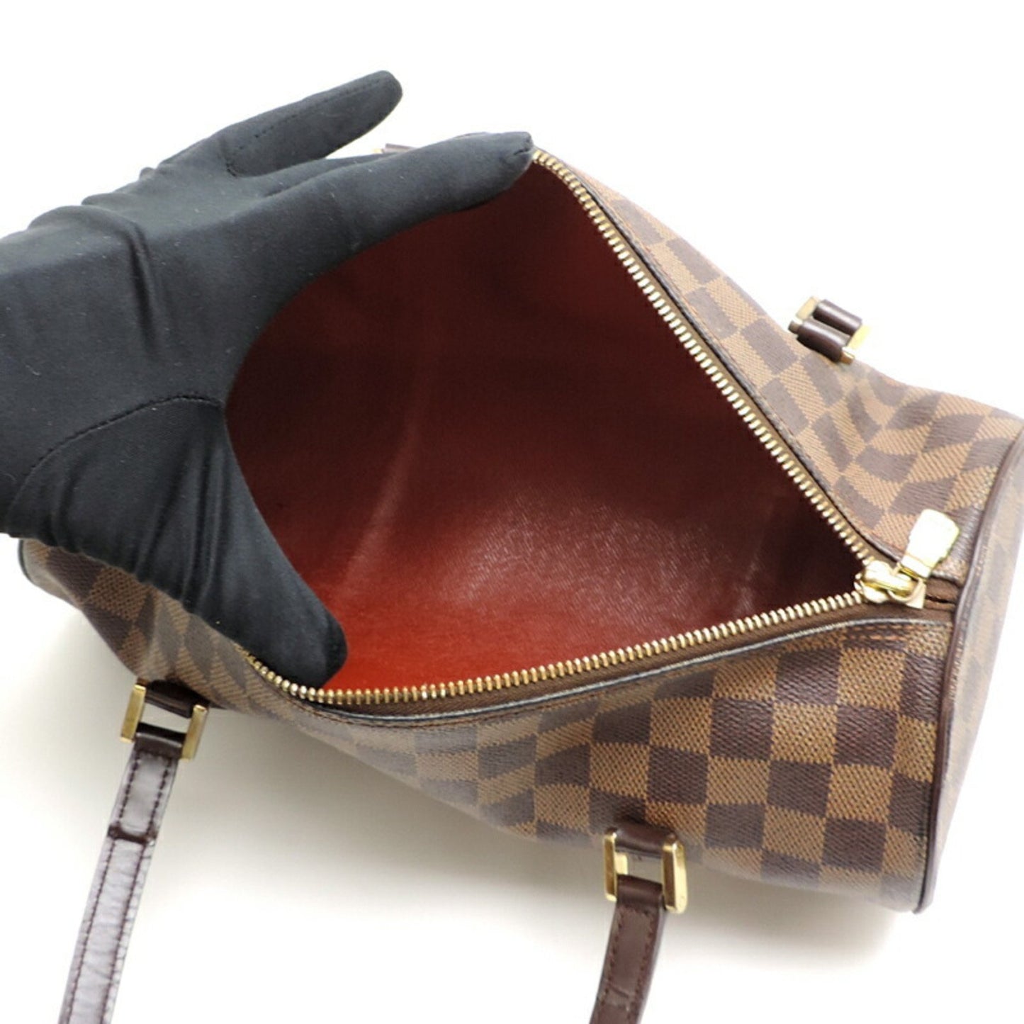 Louis Vuitton Papillon 30, Brown, Canvas, shoulder