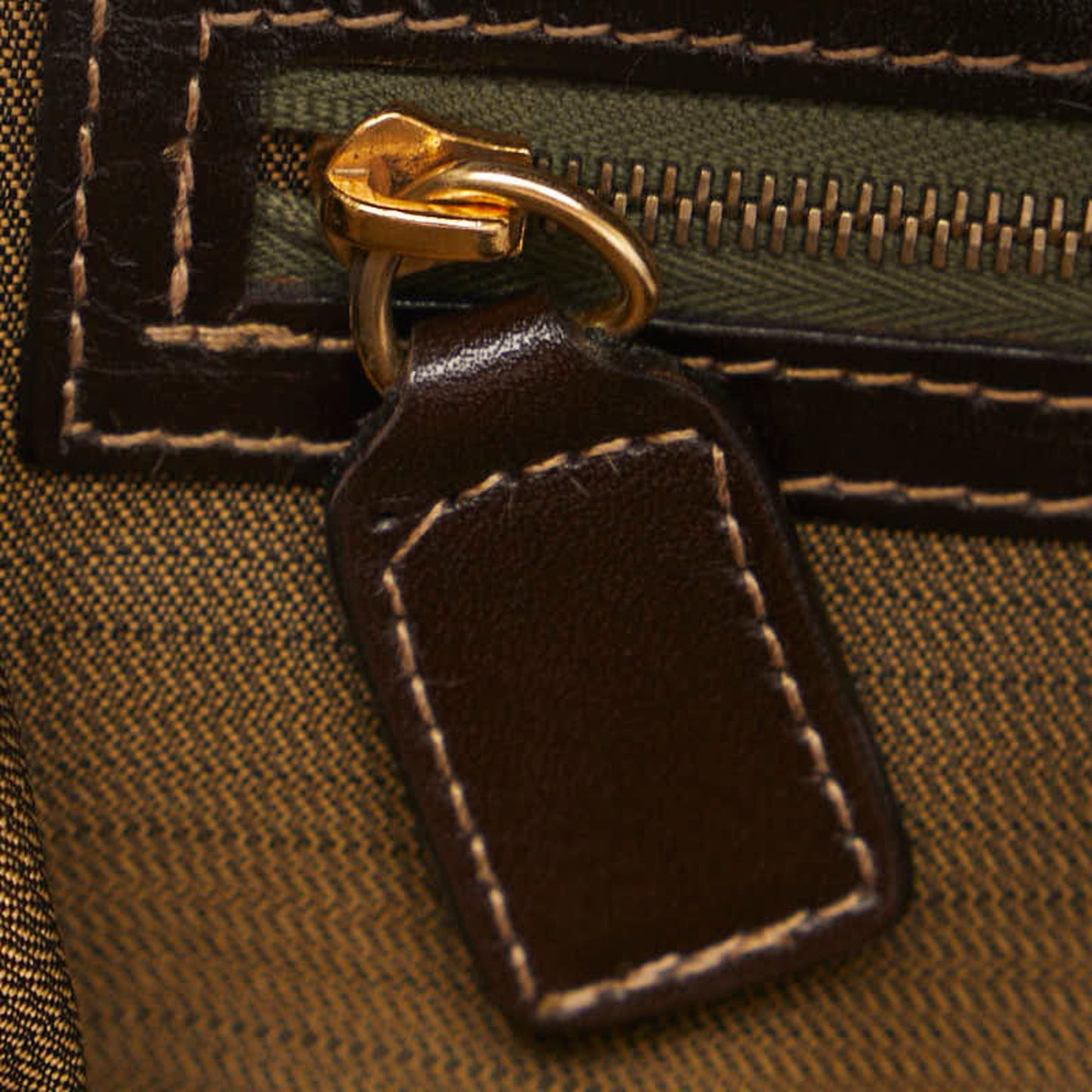 Fendi Zucca, Brown, Canvas, handbag