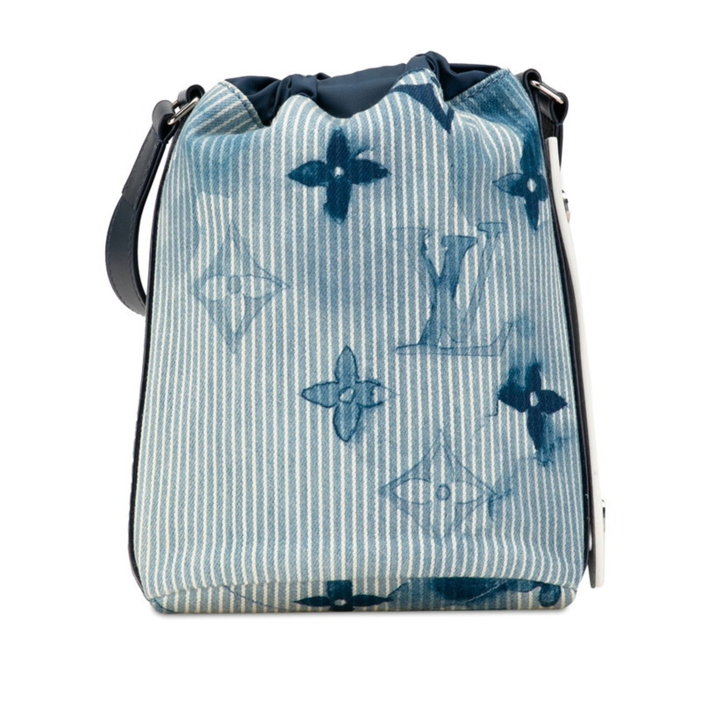 Louis Vuitton Marin, Blue, Canvas, shoulder