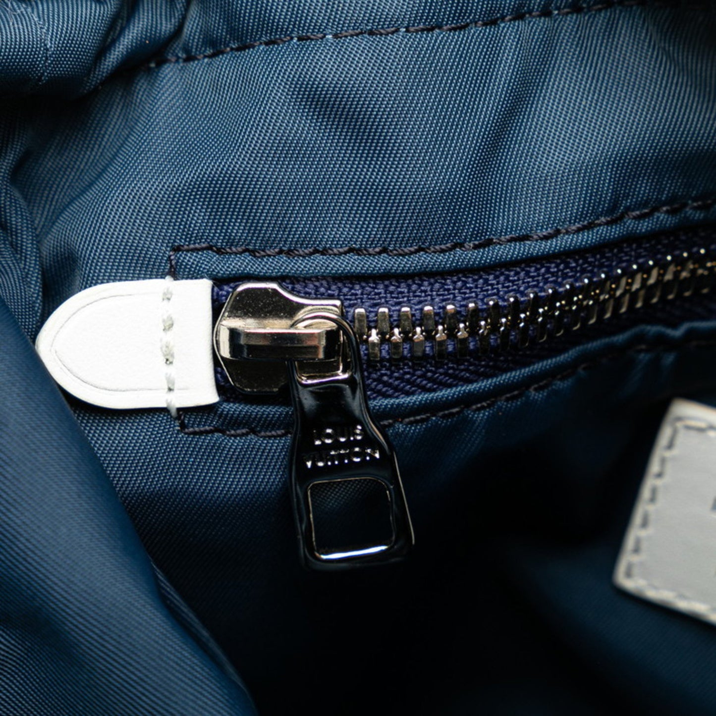 Louis Vuitton Marin, Blue, Canvas, shoulder
