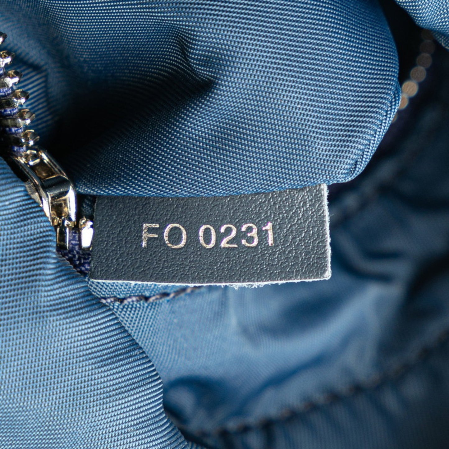 Louis Vuitton Marin, Blue, Canvas, shoulder