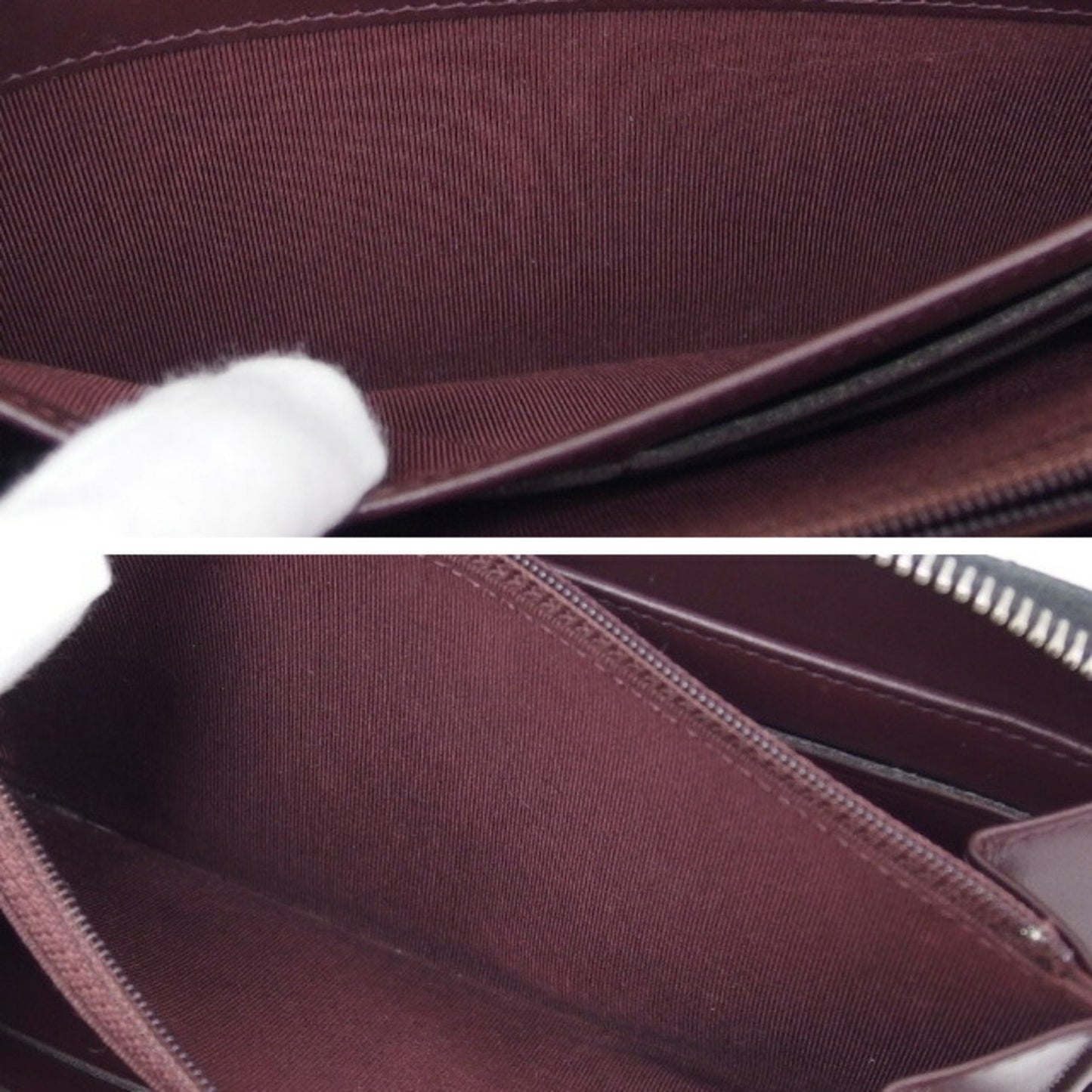 Chanel V-Stich, Black, Leather, wallet