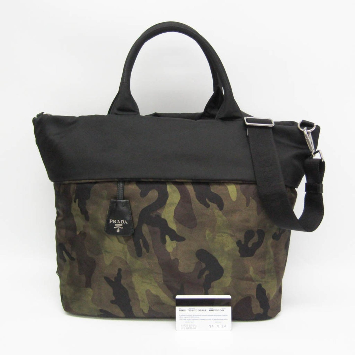 Prada Reversible, Multicolour, Canvas, tote