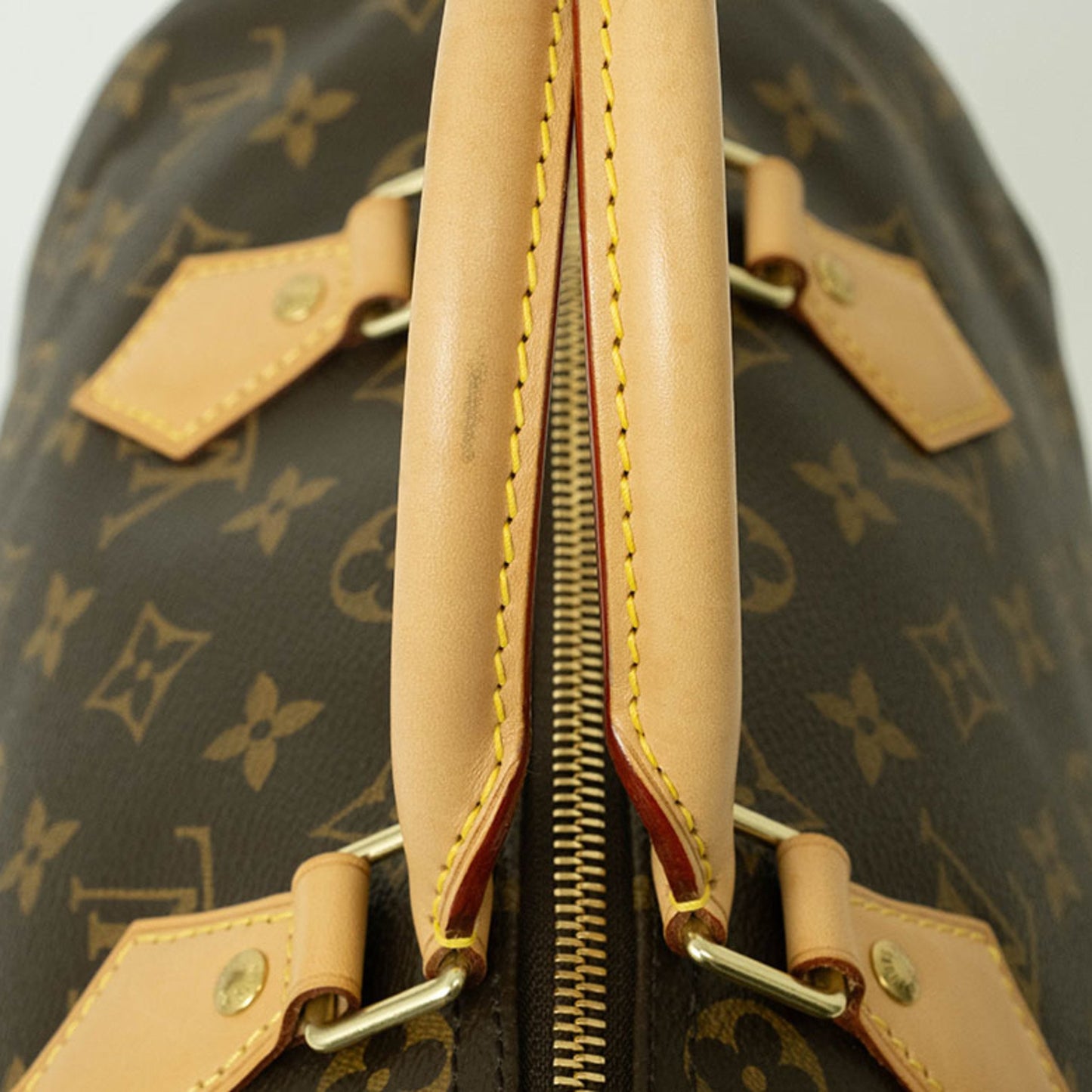 Louis Vuitton Speedy 30, Brown, Canvas, handbag
