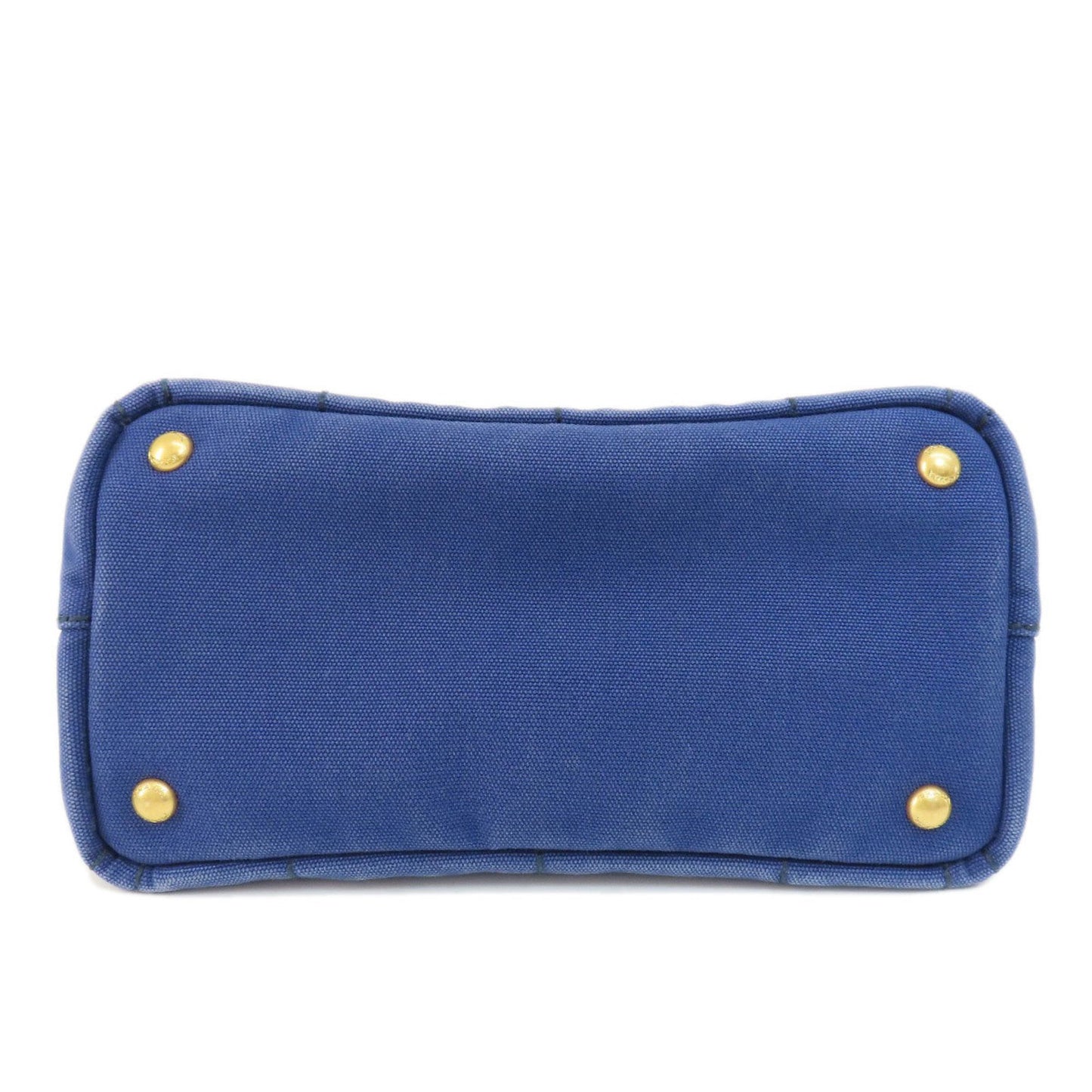 Prada Canapa, Blue, Canvas, tote