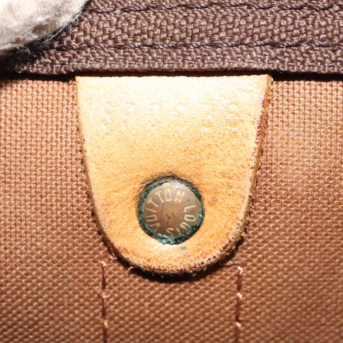 Louis Vuitton Keepall 60, Brown, Canvas, travel