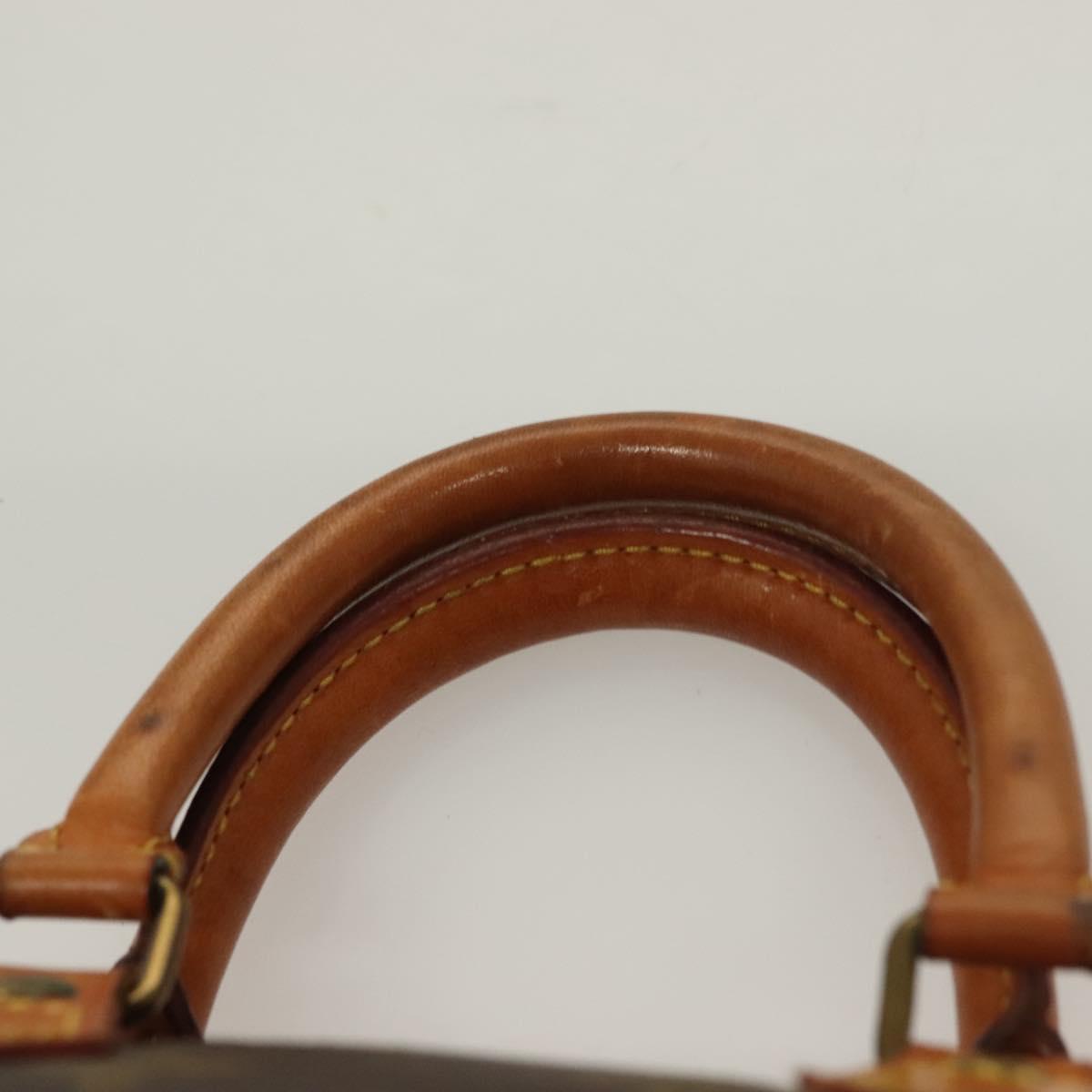 Louis Vuitton Mini speedy, Brown, "CANVAS, LEATHER", handbag