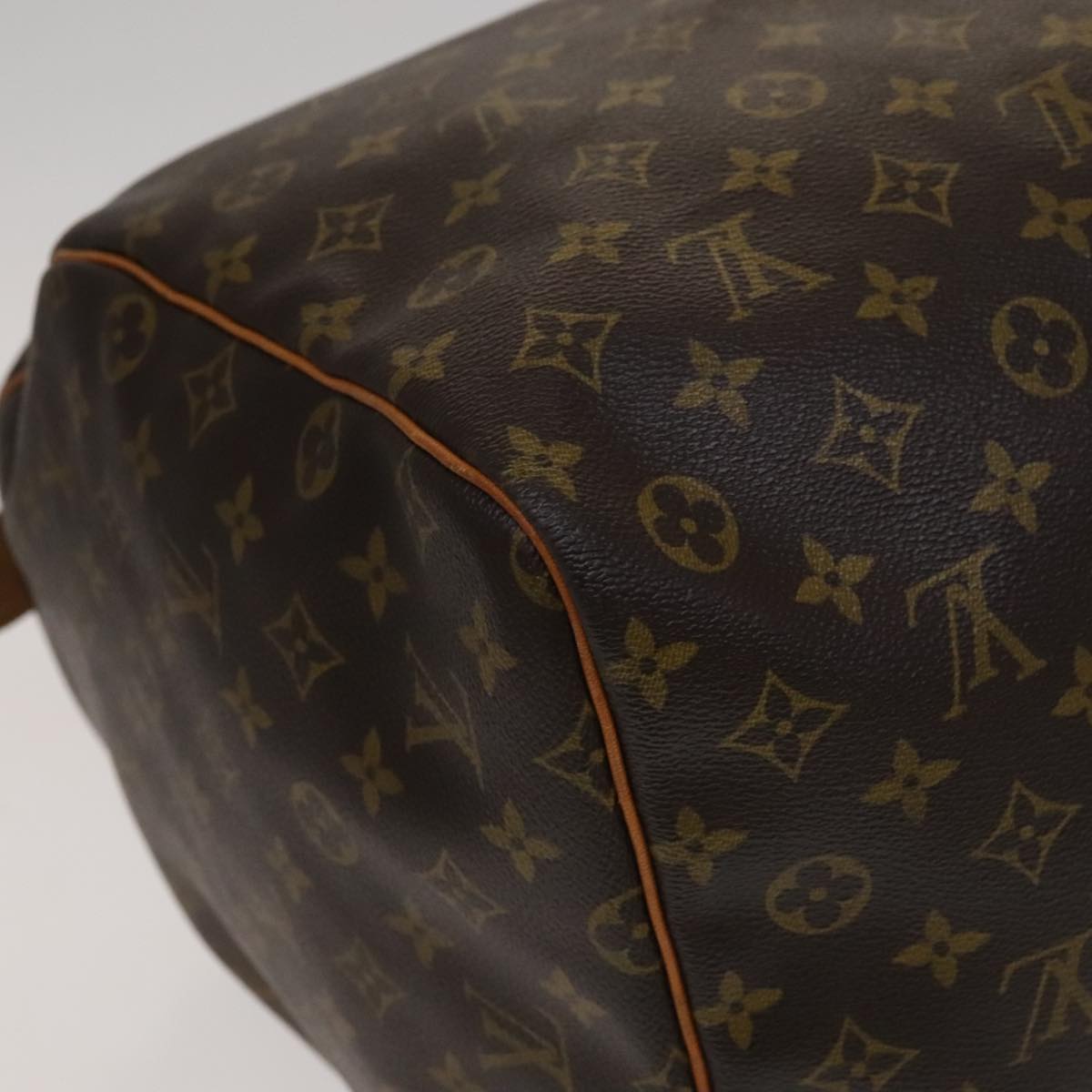 Louis Vuitton Keepall 60, Brown, Canvas, travel