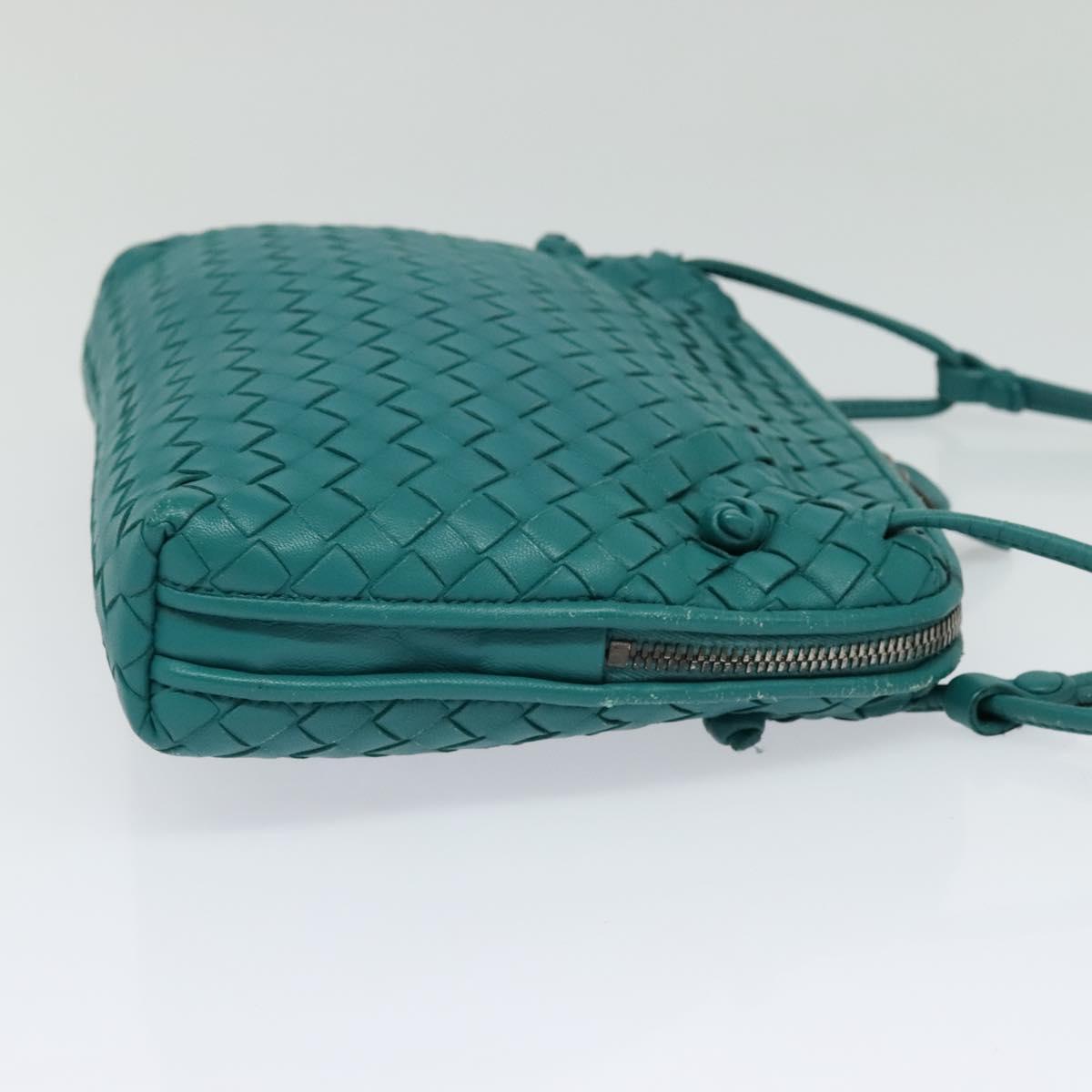 Bottega Veneta Intrecciato, Green, Leather, shoulder