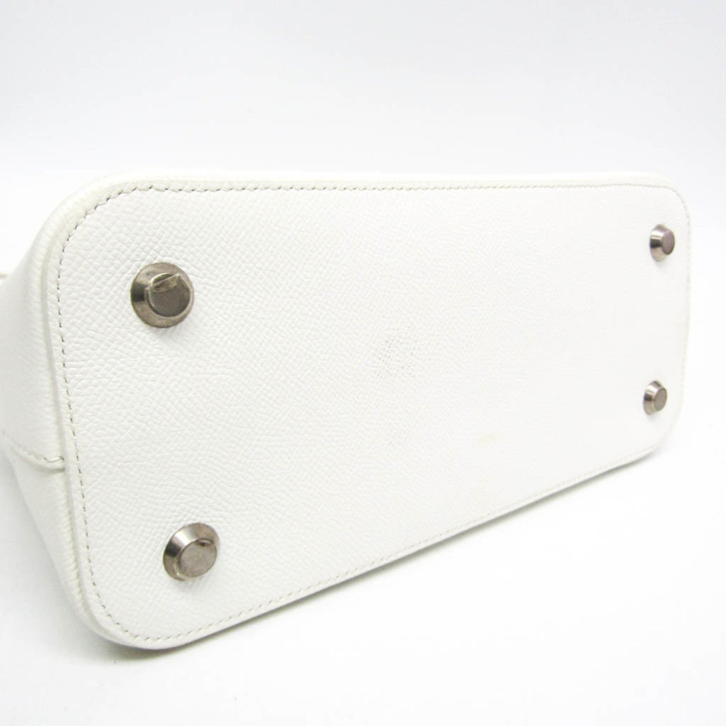 Balenciaga Ville Top Handle, White, Leather, handbag