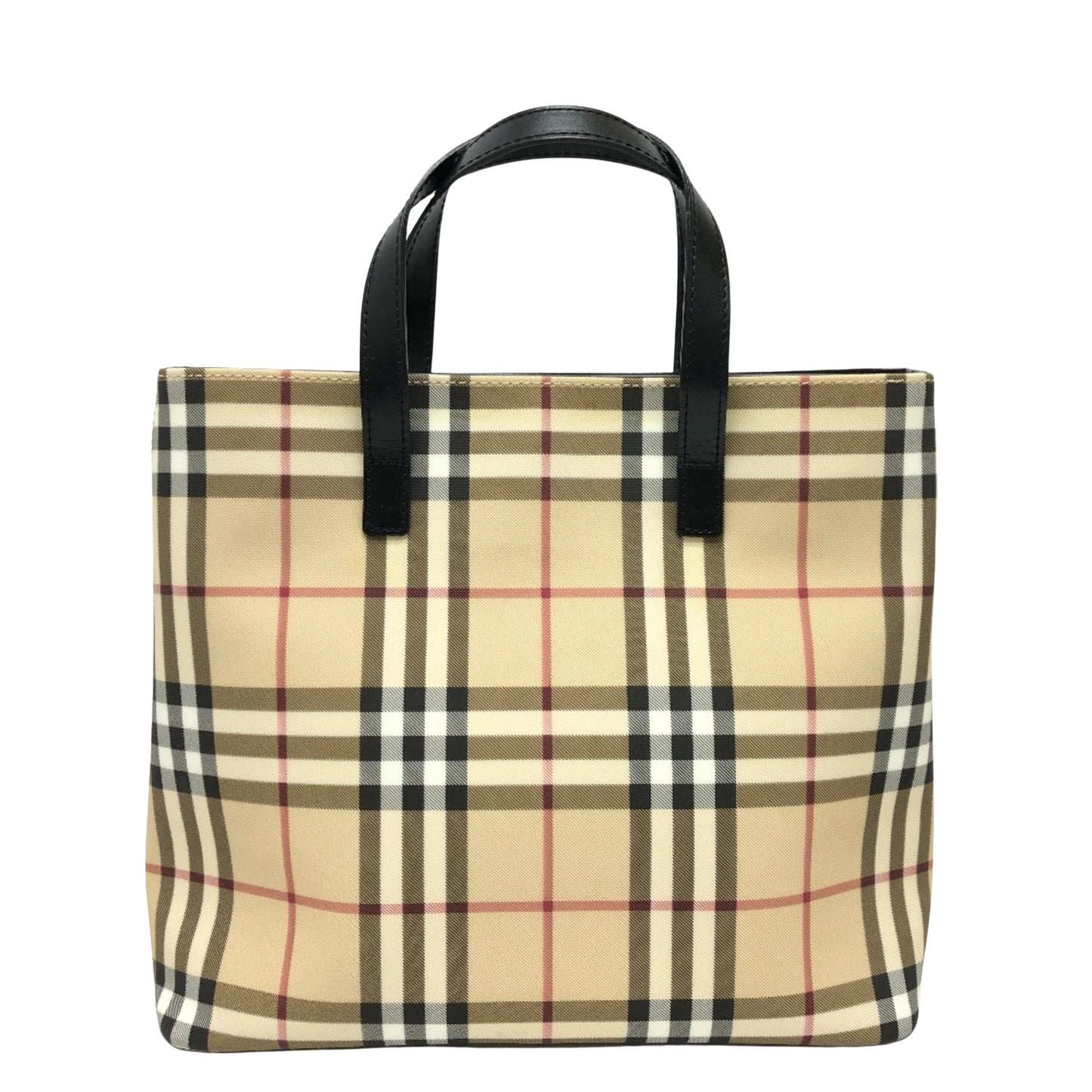 Burberry Nova Check, Beige, Canvas, handbag