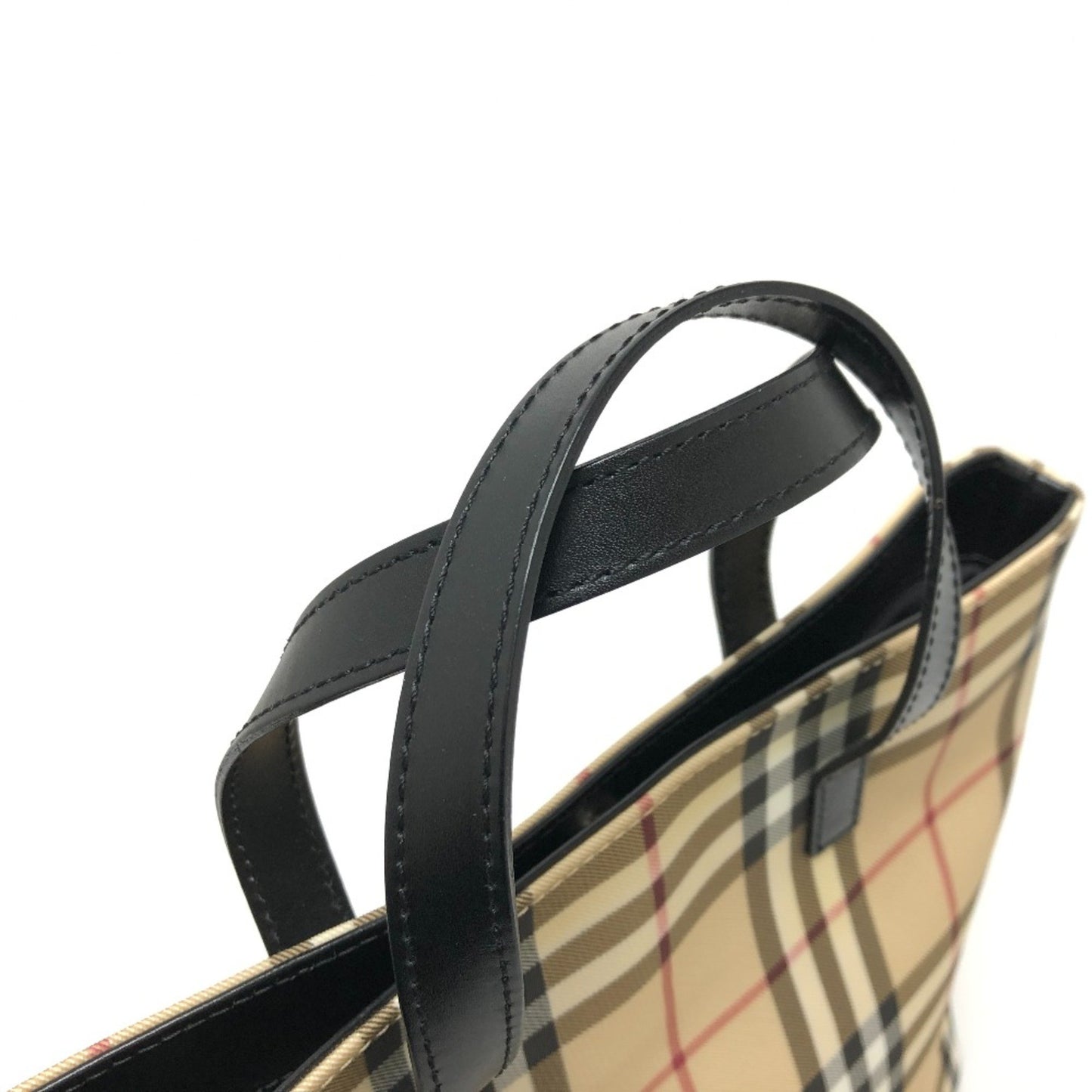 Burberry Nova Check, Beige, Canvas, handbag