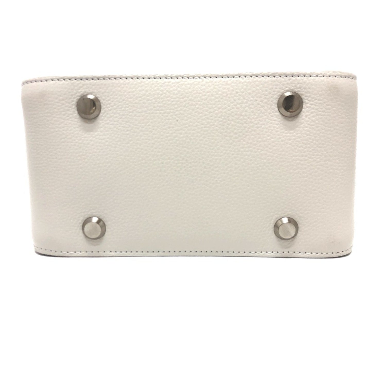 Balenciaga North South, White, Leather, shoulder