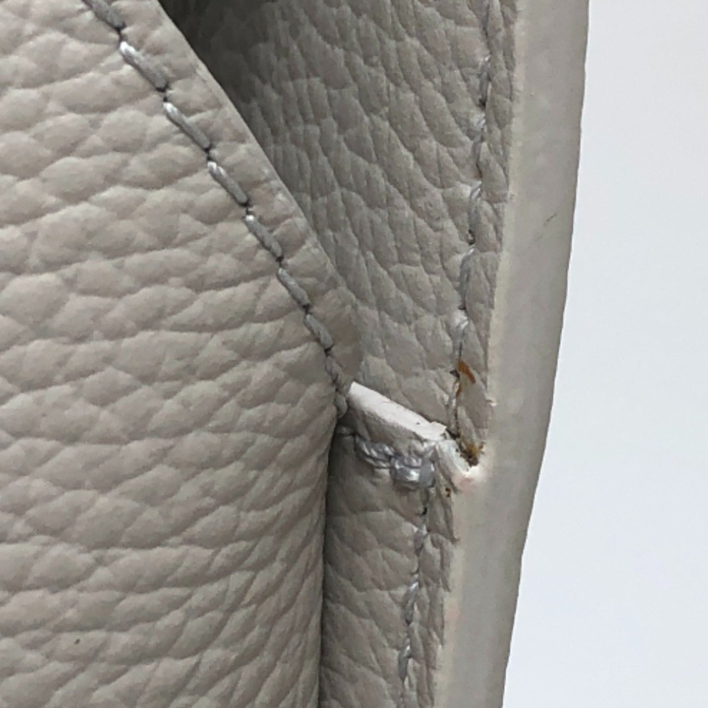 Balenciaga North South, White, Leather, shoulder