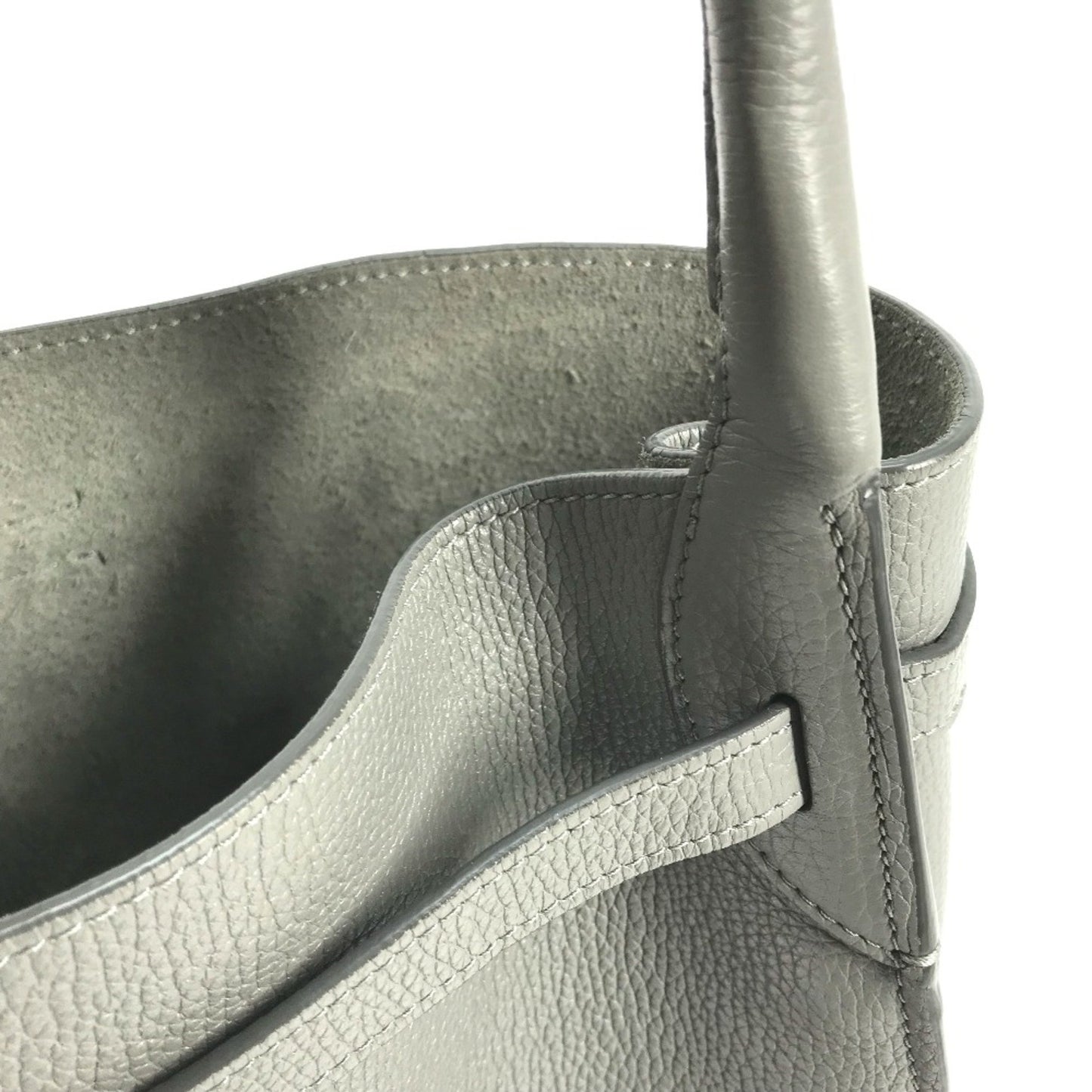 Céline Big bag, Grey, Leather, tote