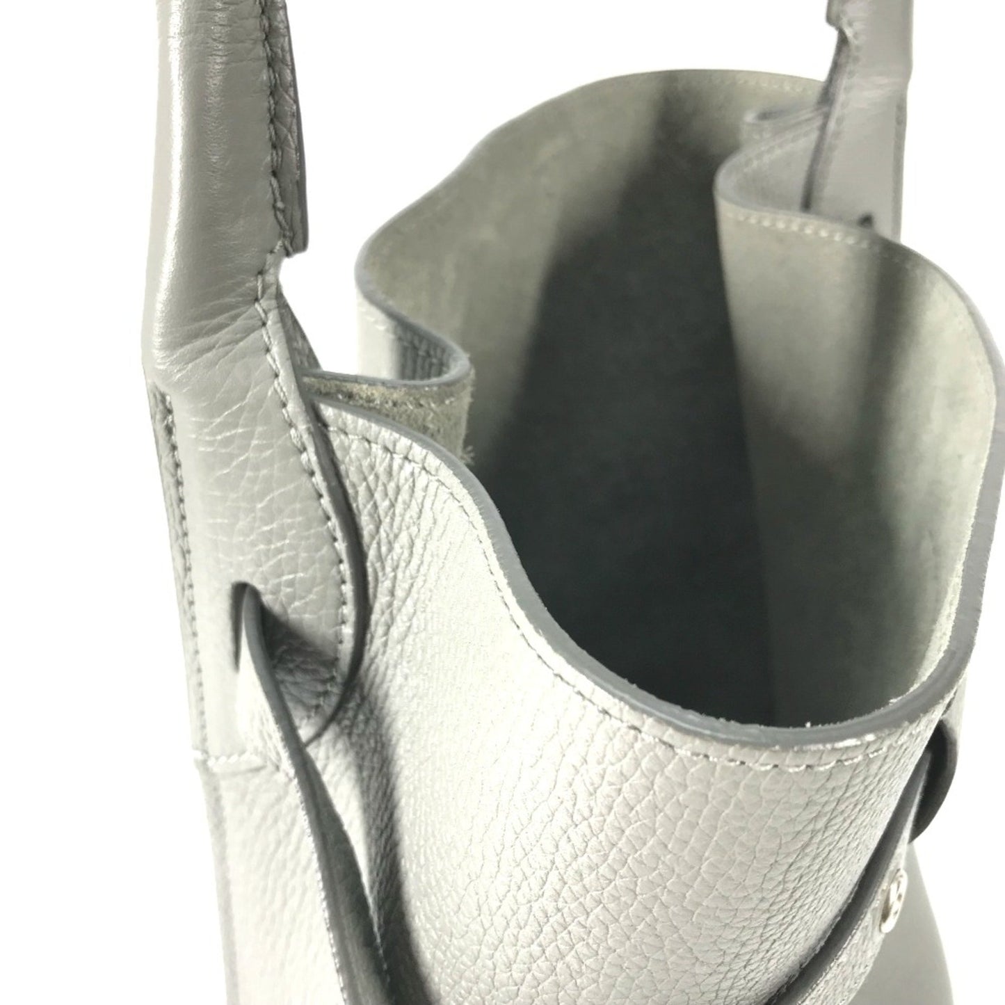Céline Big bag, Grey, Leather, tote