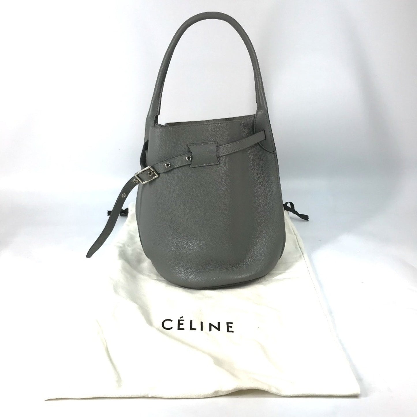 Céline Big bag, Grey, Leather, tote