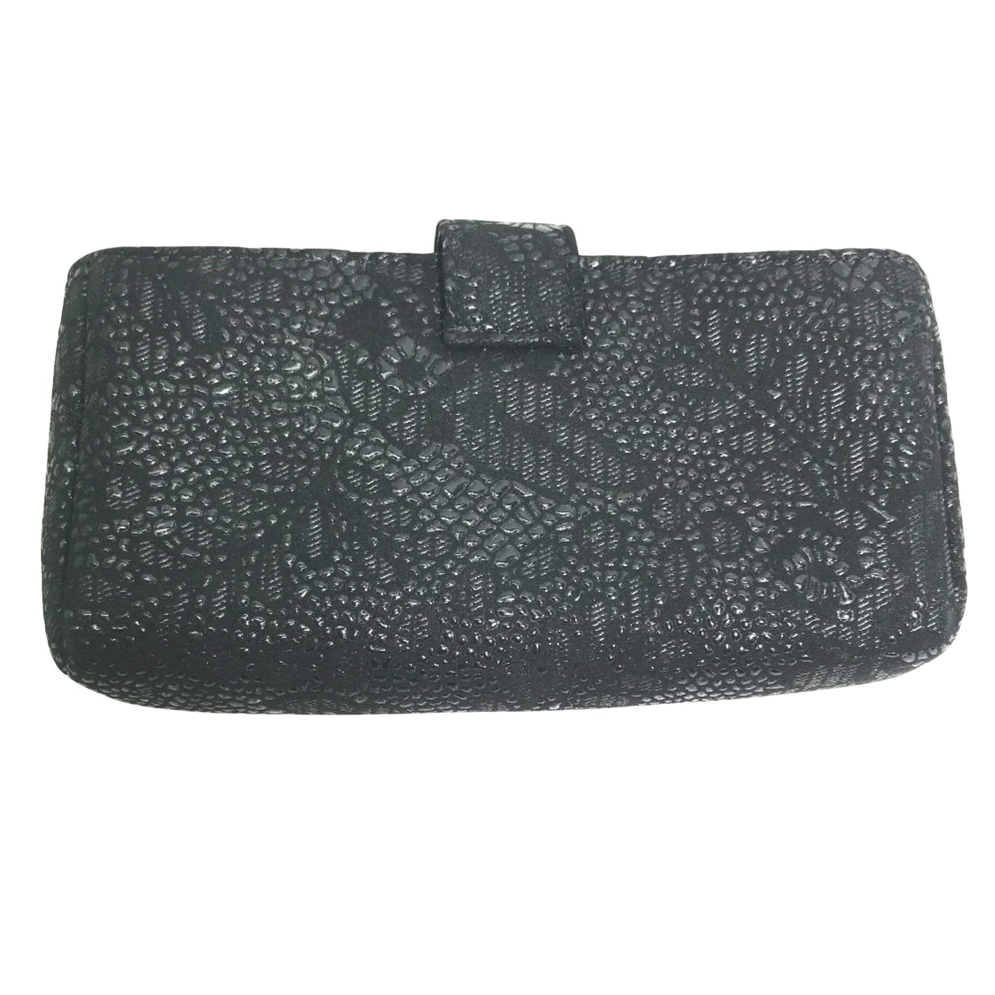 Chanel Logo CC, Black, Leather, wallet