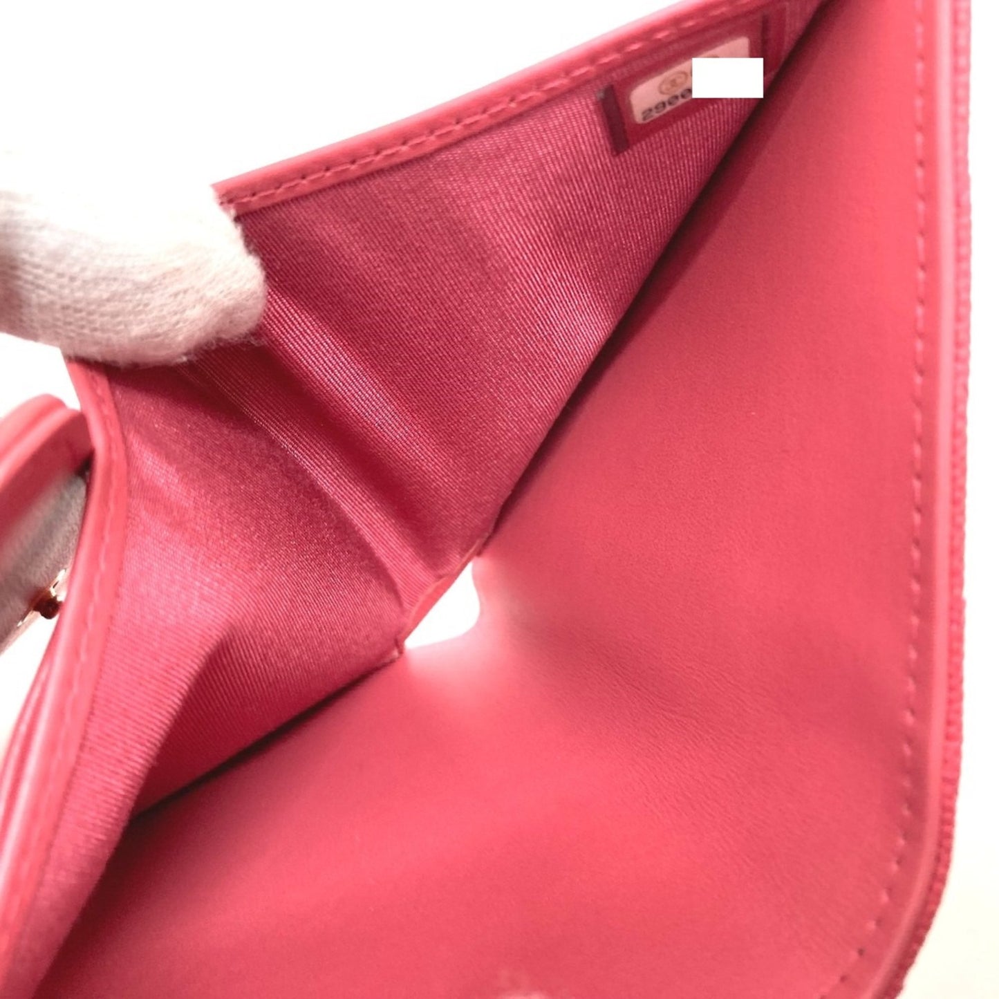 Chanel Logo CC, Pink, Leather, wallet