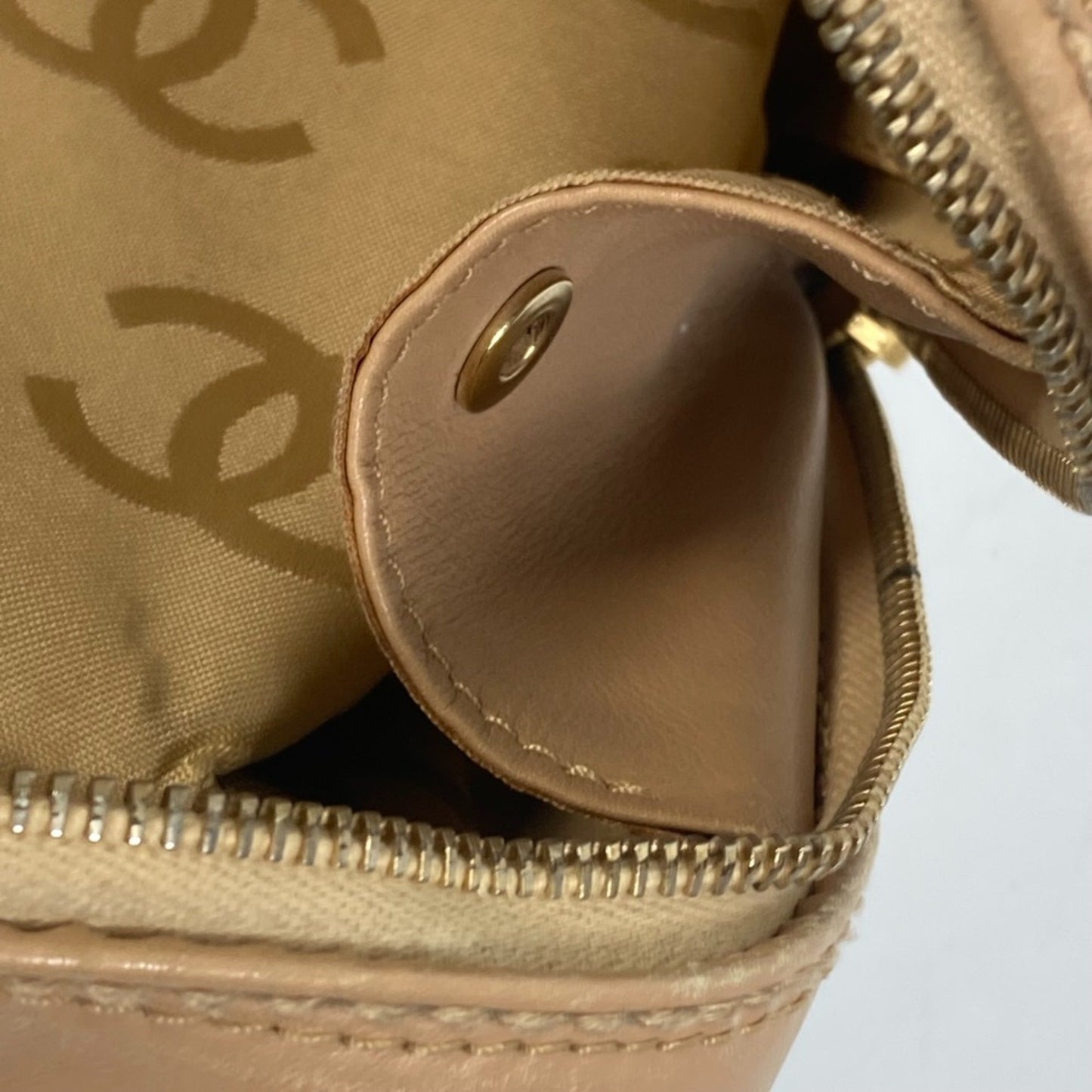Chanel Wild stitch, Brown, Leather, handbag