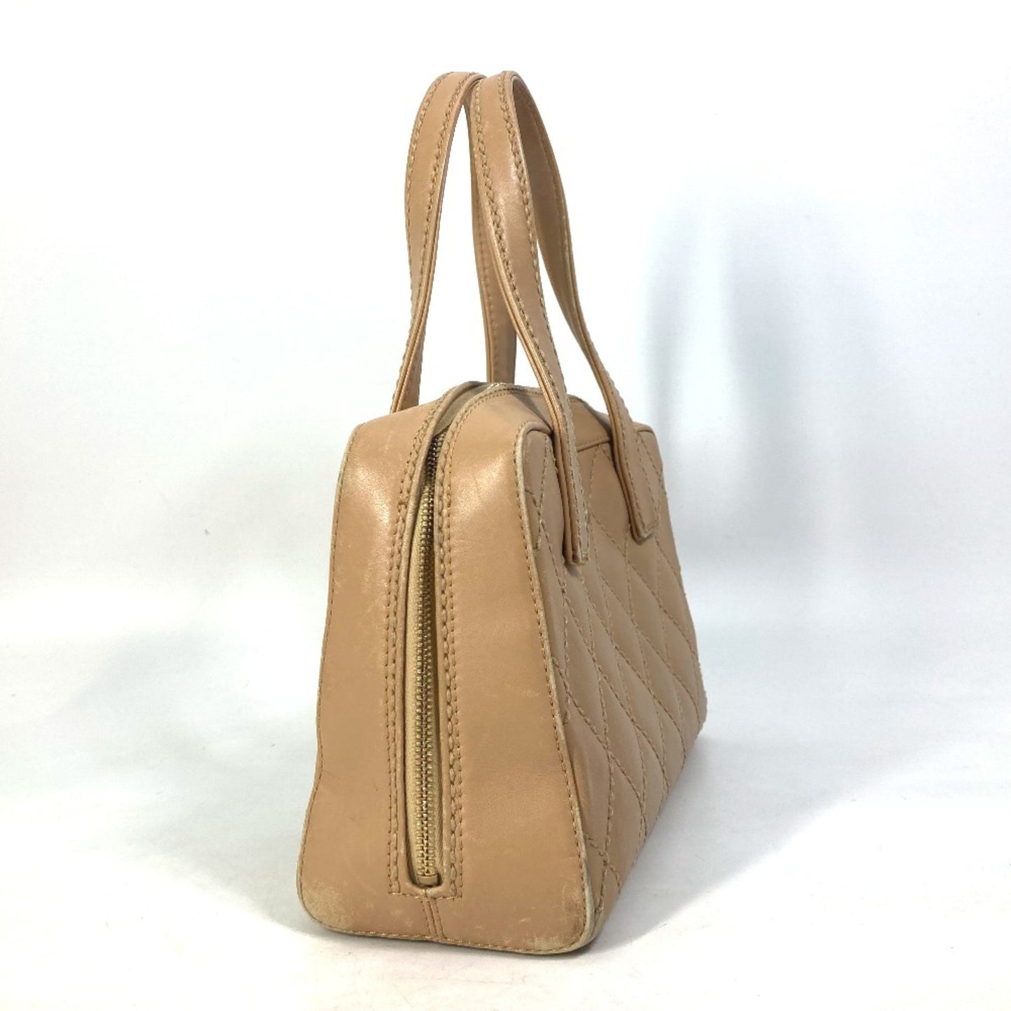 Chanel Wild stitch, Brown, Leather, handbag