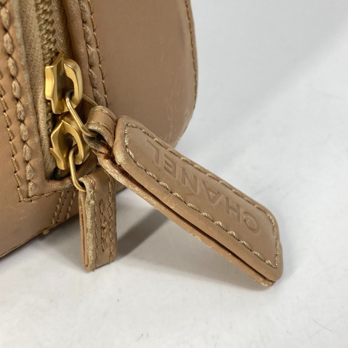 Chanel Wild stitch, Brown, Leather, handbag