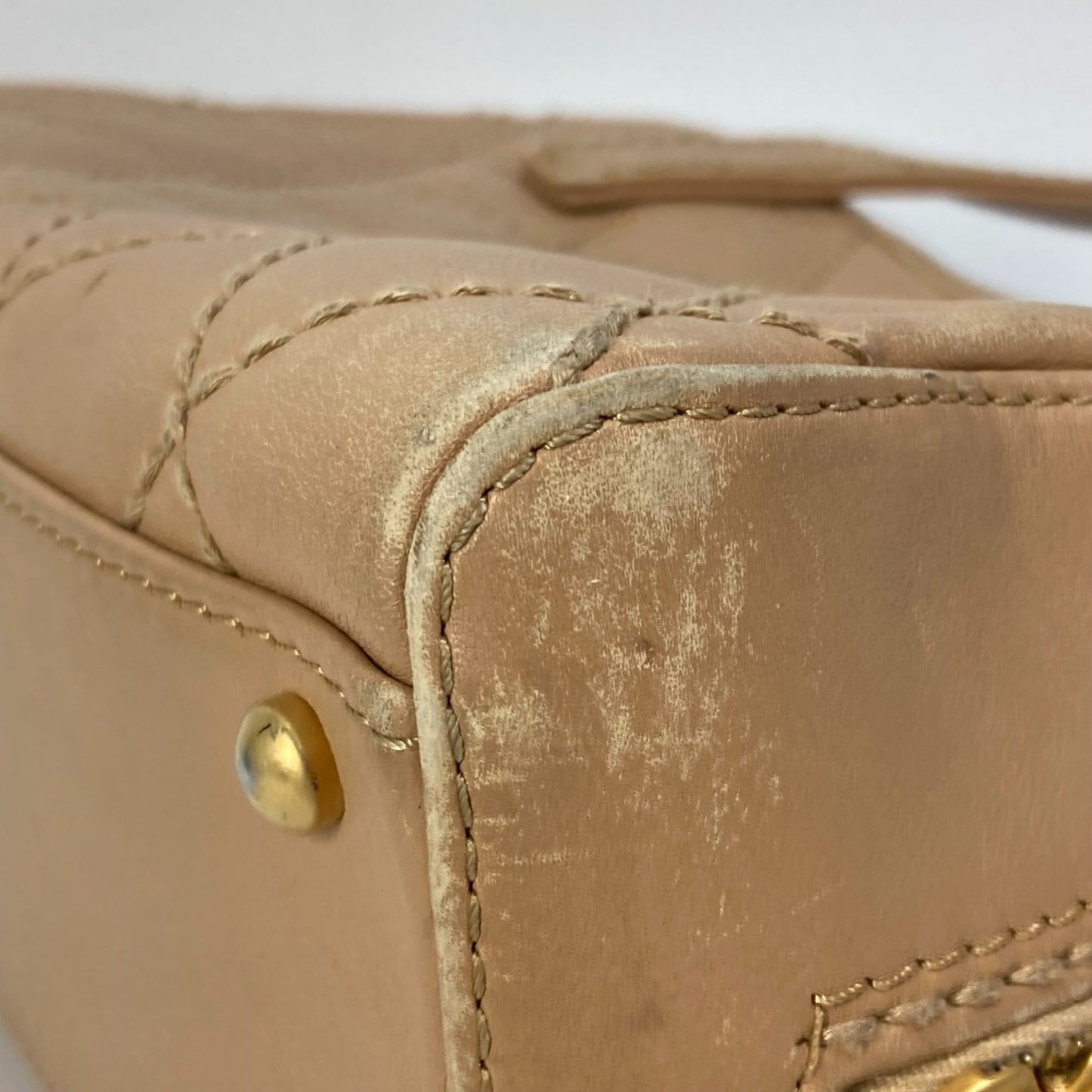 Chanel Wild stitch, Brown, Leather, handbag